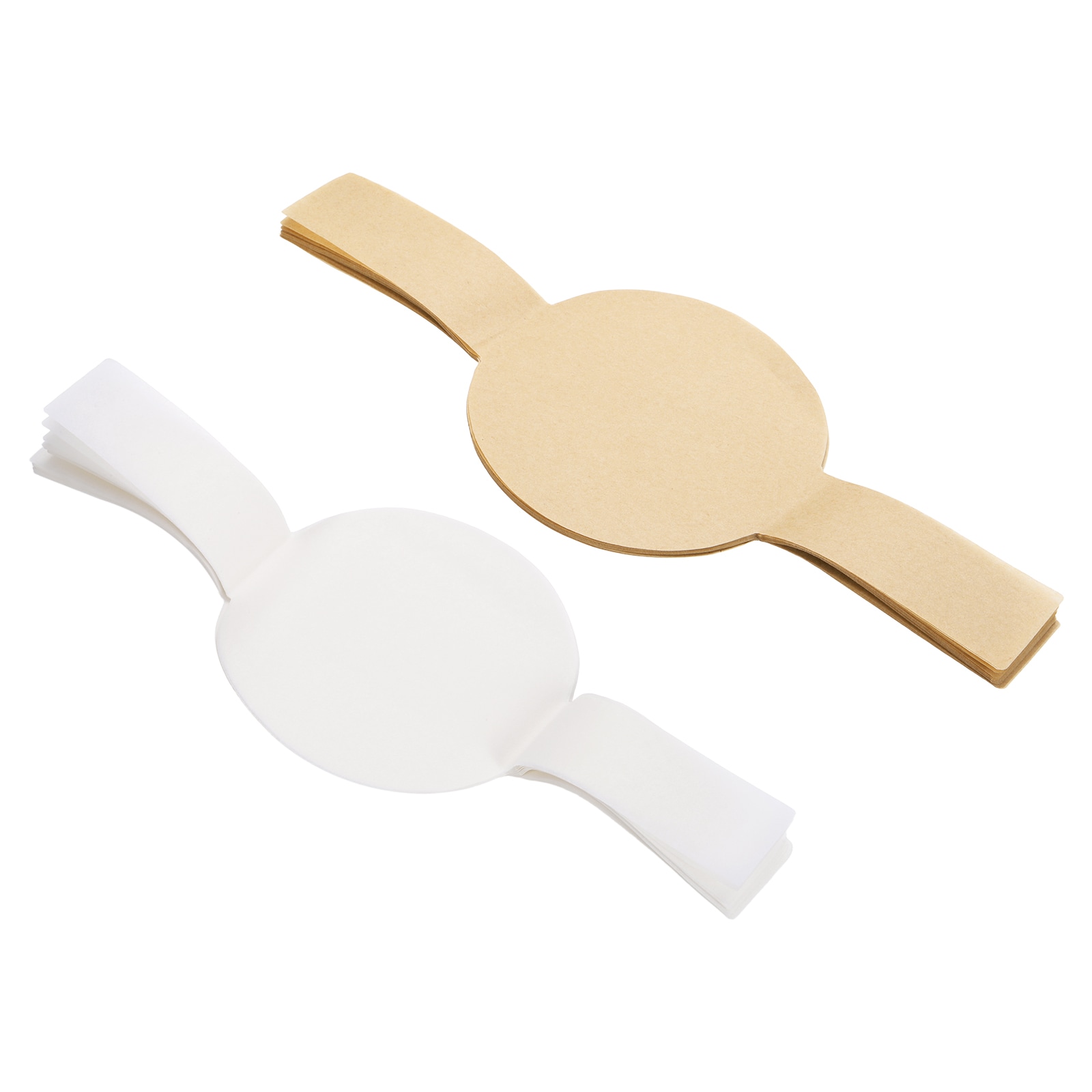 Unique Bargains 80Sheets Parchment Paper Rounds 4Inch Non Stick Circle Baking Sheets Paper Precut Liners with Lift Tabs for Baking Cakes Toaster Oven Air Fryer Cake Pan White/Brown