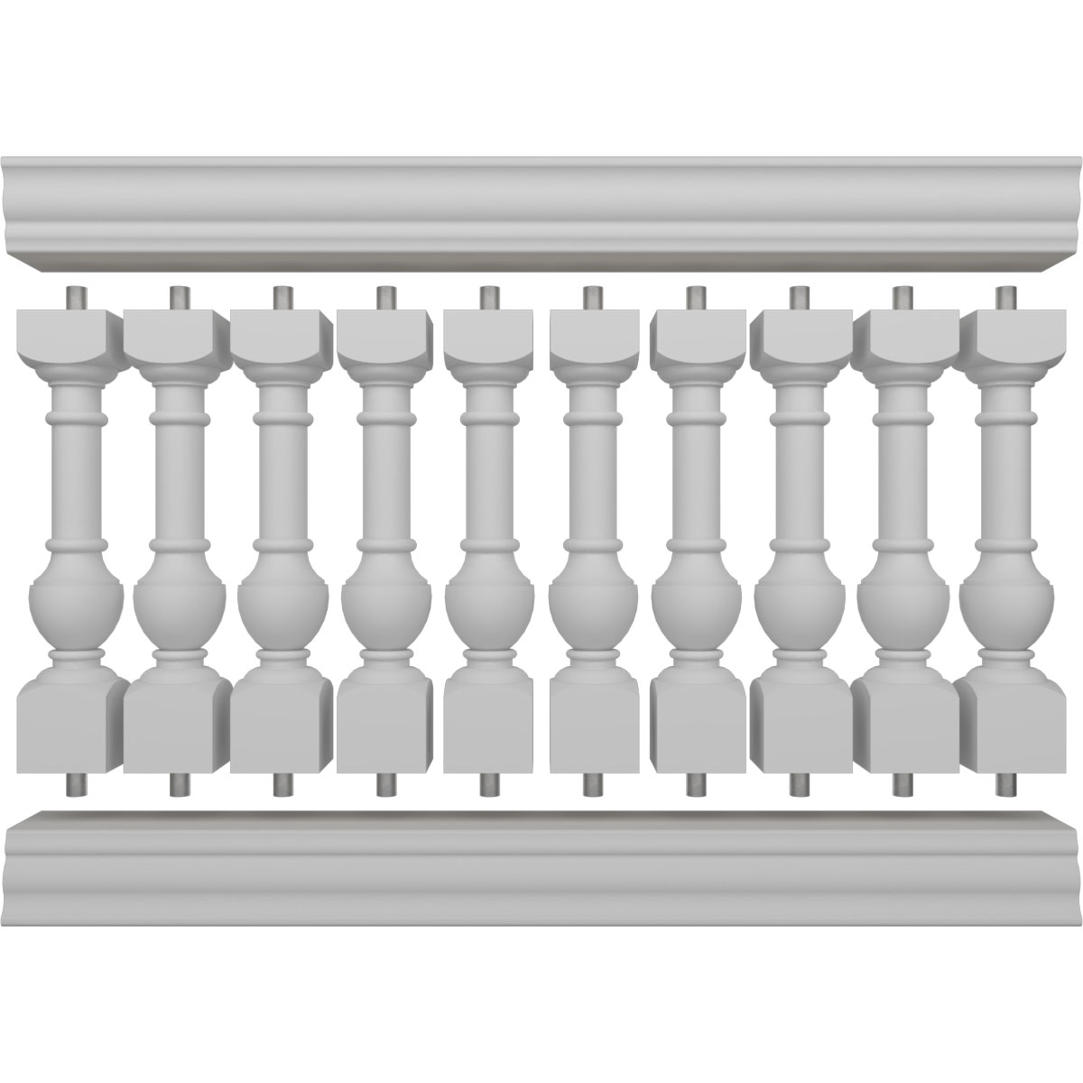 Ekena Millwork BALK40X060YOD railings - View #5