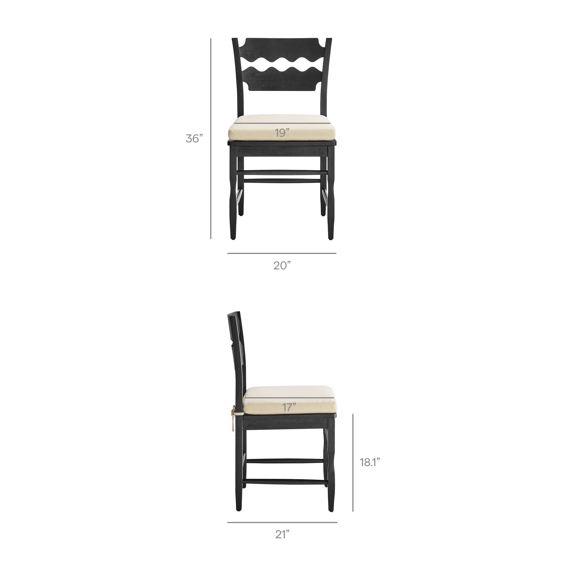Modway EEI-7517-BLK-LIN Dining-Chairs - View #3