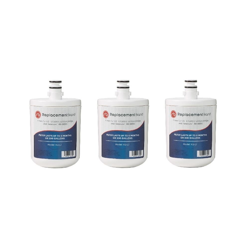 ReplacementBrand L1-3-PACK Twist-in Refrigerator Water Filter LT500P 3 -Pack