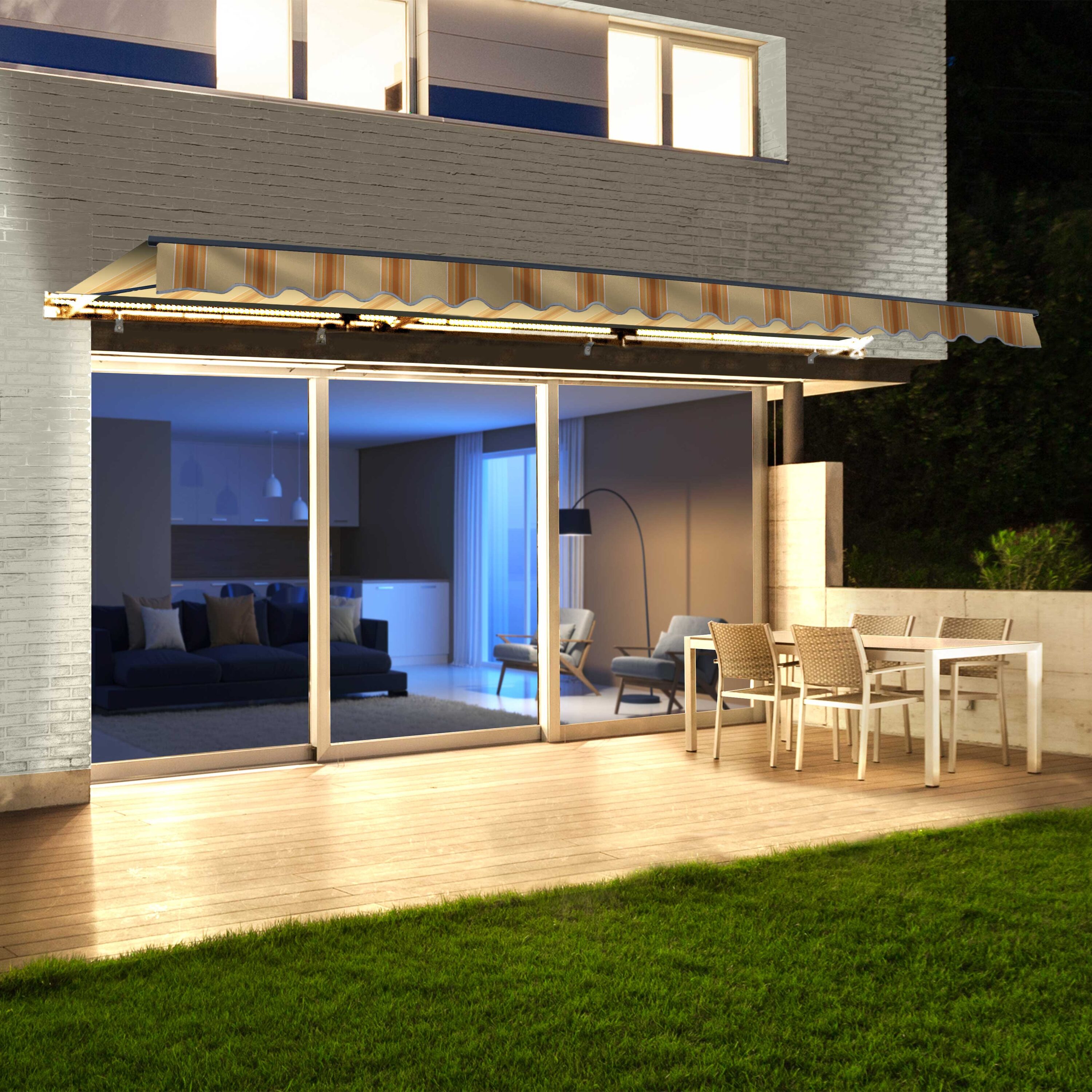 ALEKO AWCL10X8MSY315-LO awnings - View #11