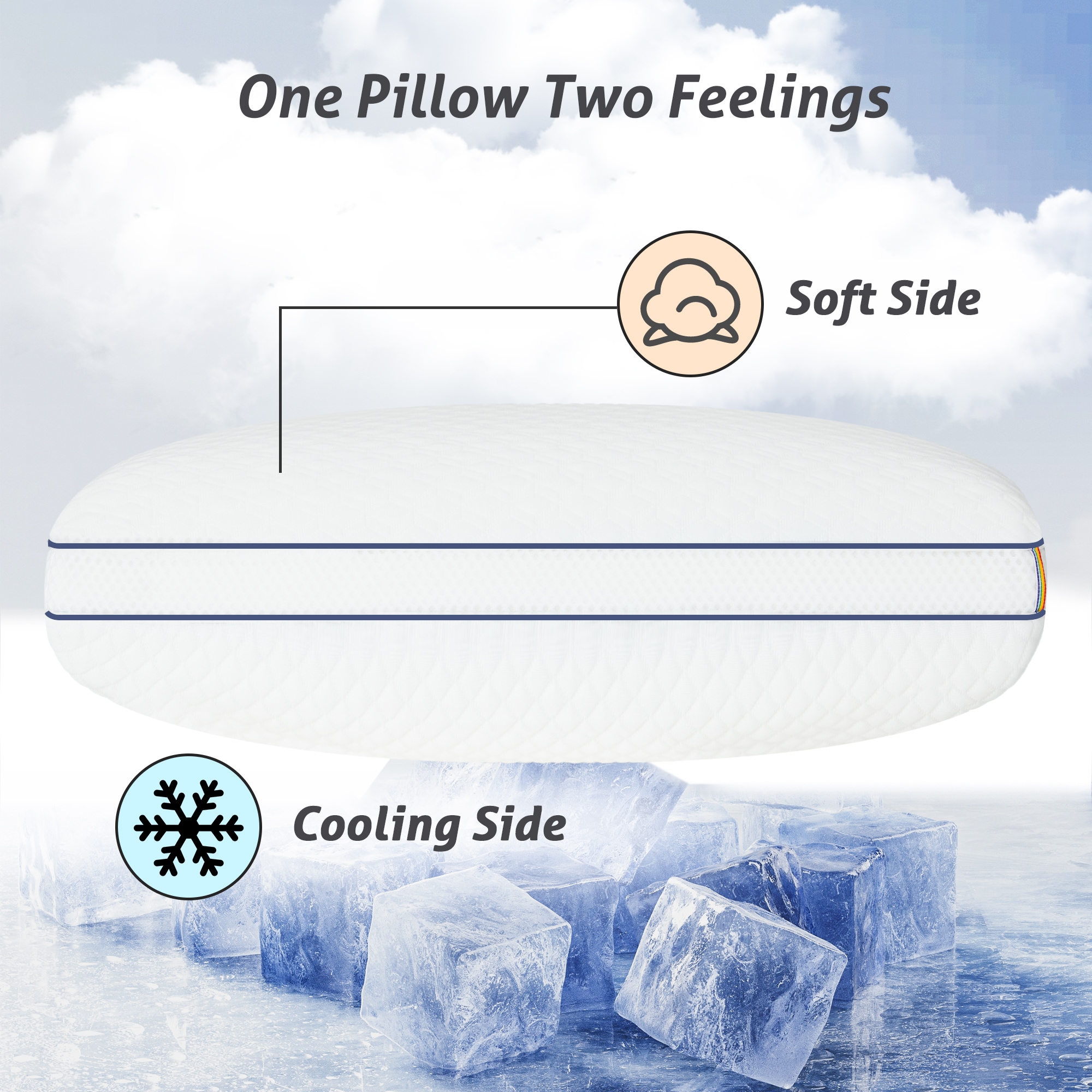 JEAREY JE-FLYRPT-RE-Q Bed-Pillows - View #2