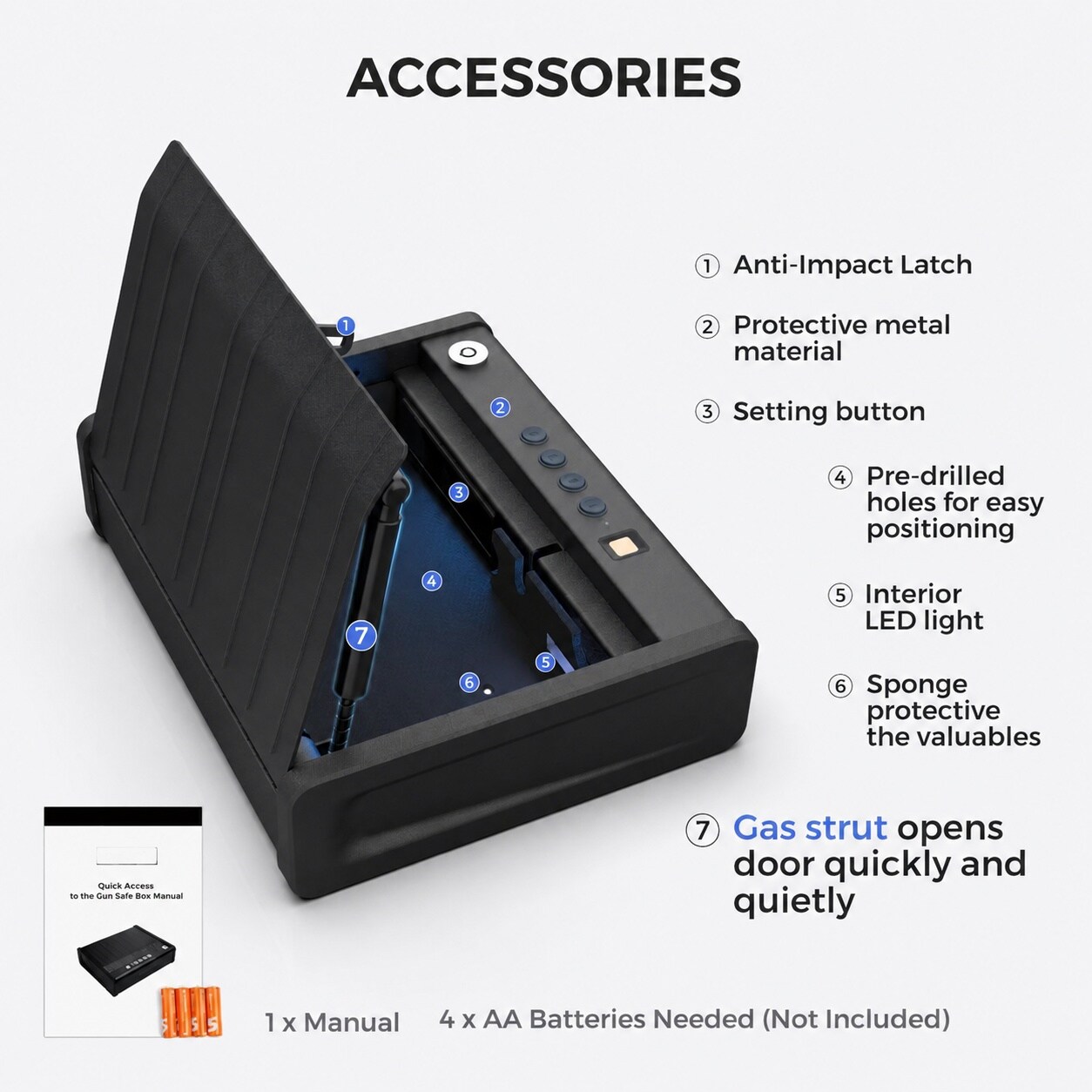 KIWDZFU LKI0803B045 Gun-Safes - View #3