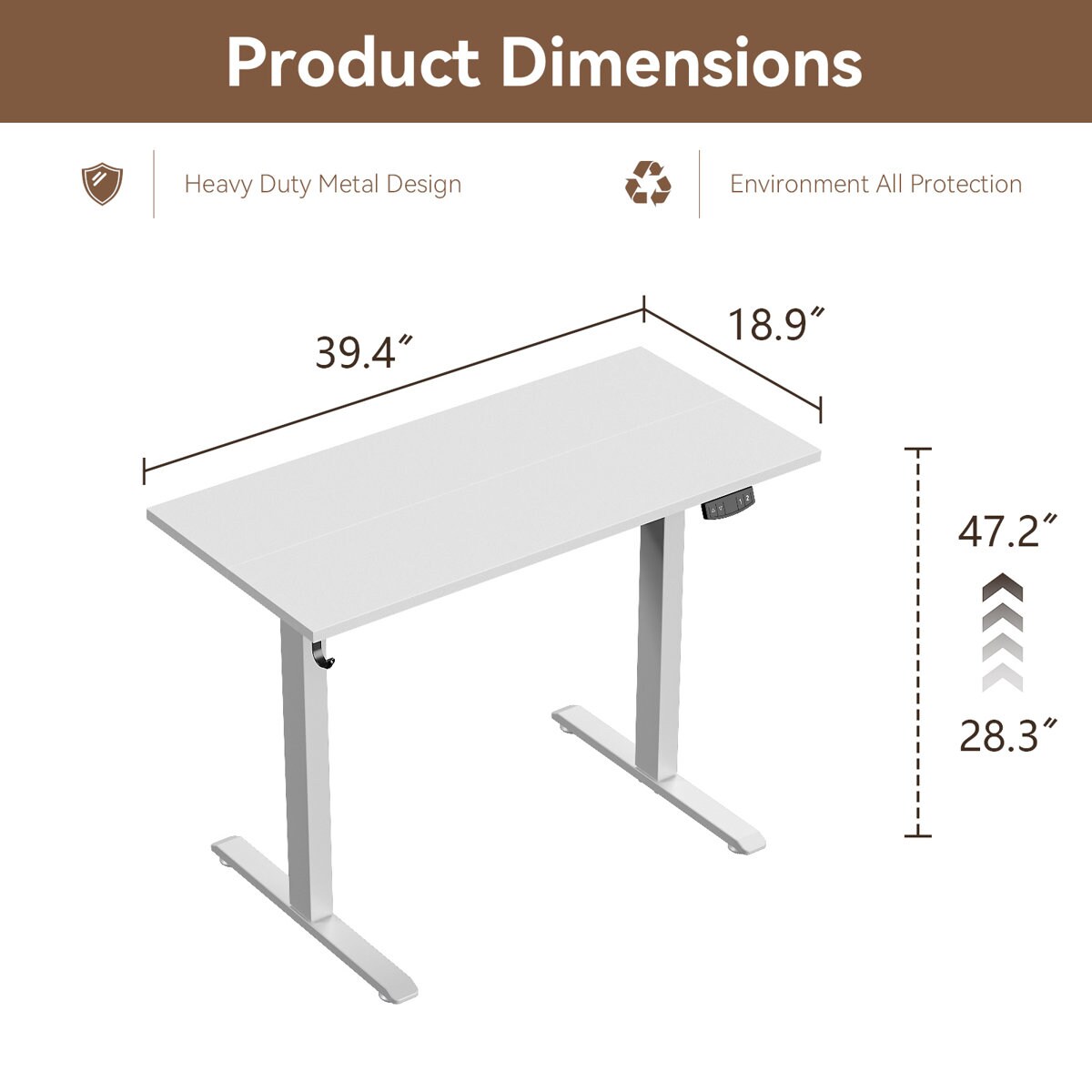 Furologee ED-002-N-40-1-W desks - View #6