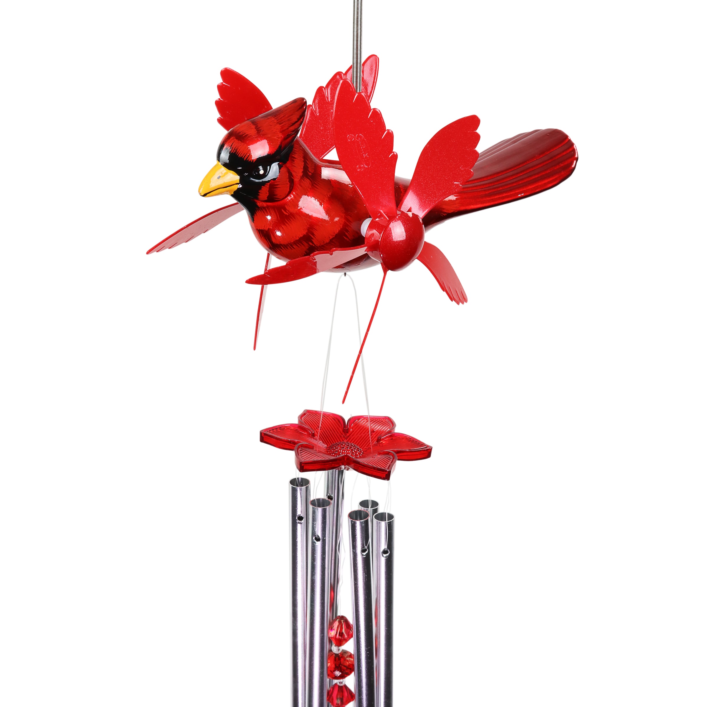 Exhart 40293-RS 24.0-in MultiColor Metal Wind Chime