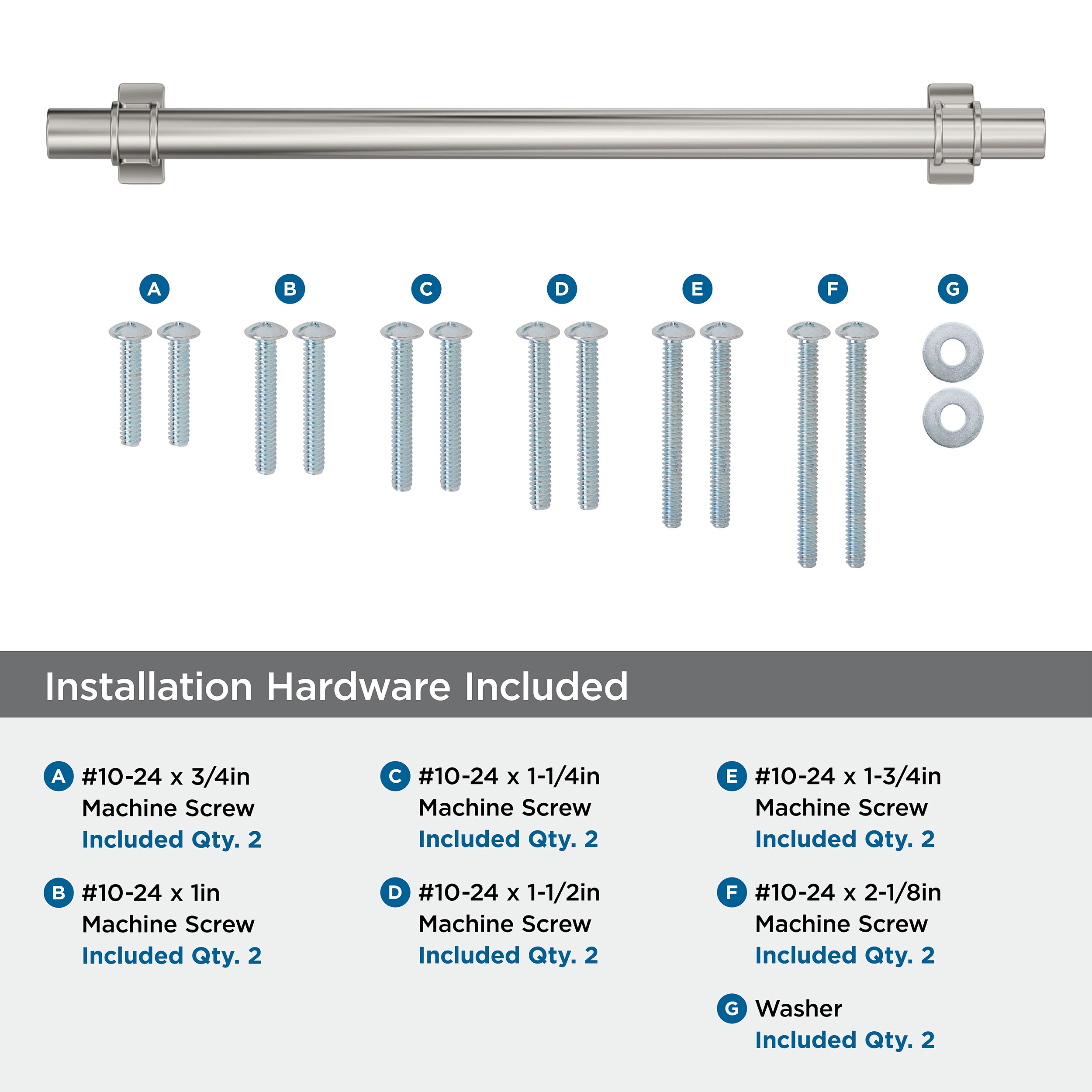 Amerock BP36697PN Cabinet-Pulls - View #2