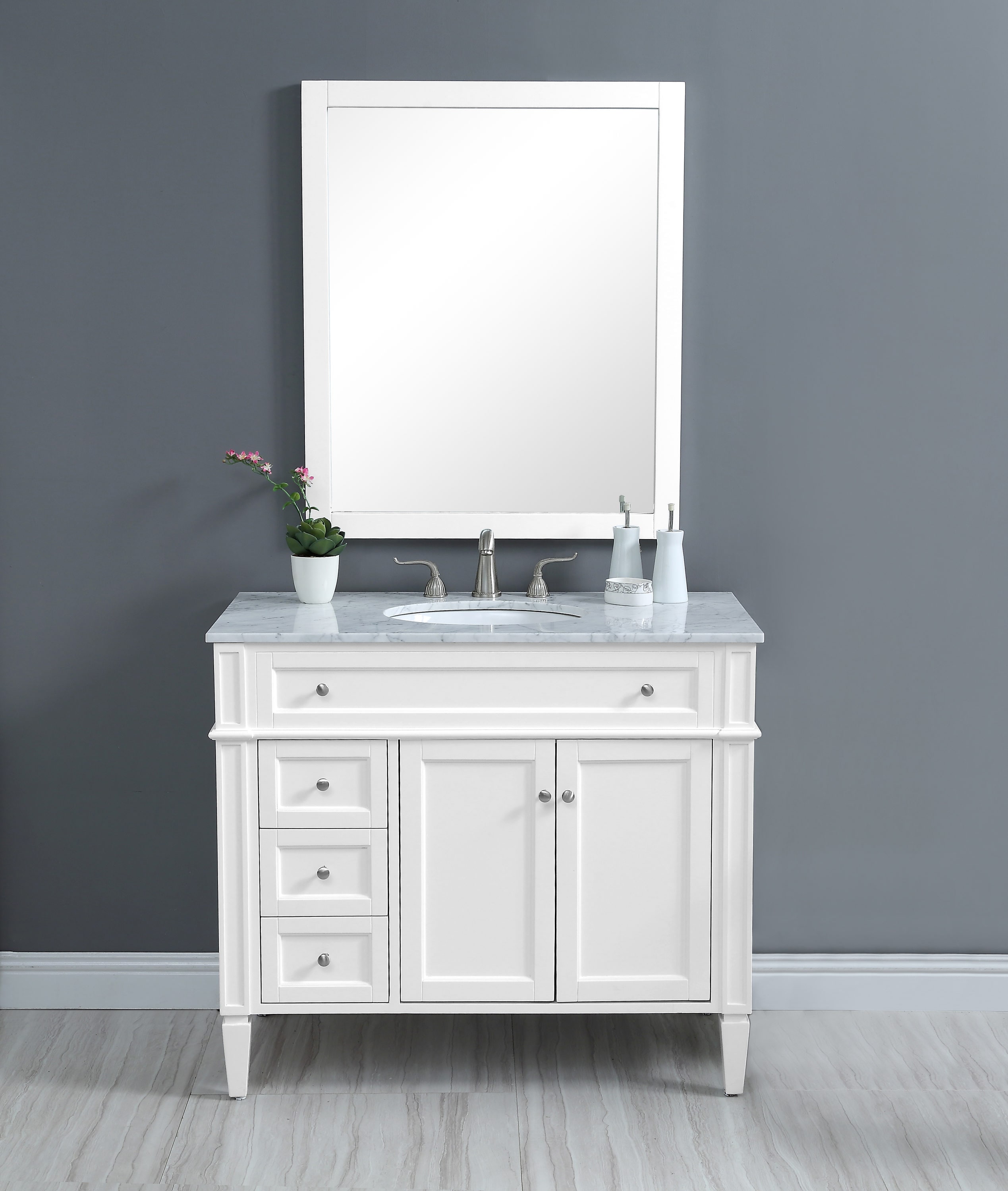 Elegant Decor HF37620WH Bath-Vanity-Combo - View #3