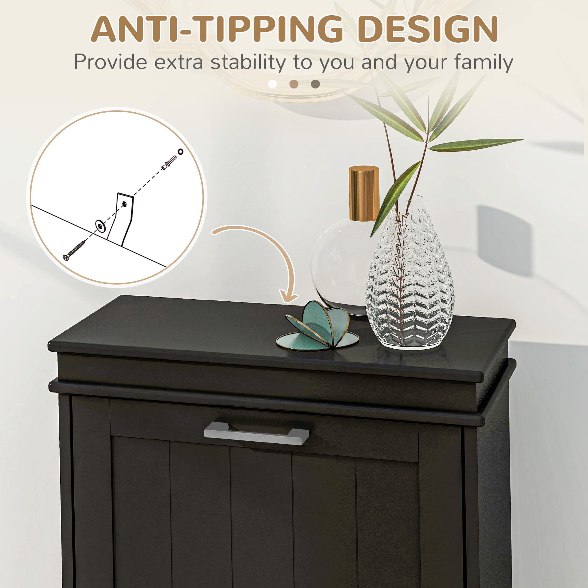 HomCom 837-414V80BK Coatrack-Stands-Pedestals - View #9