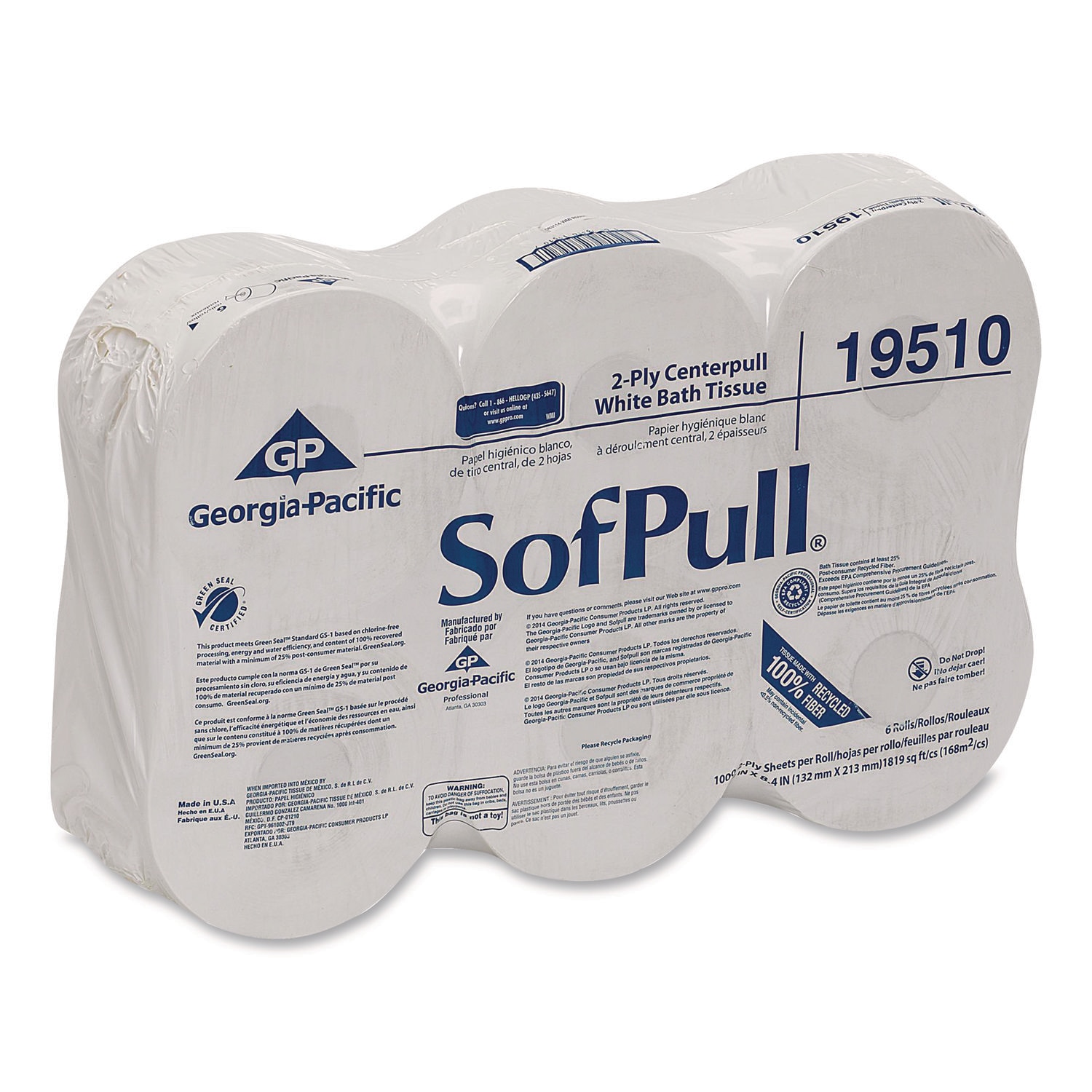 Georgia Pacific 19510 Toilet-Paper - View #4