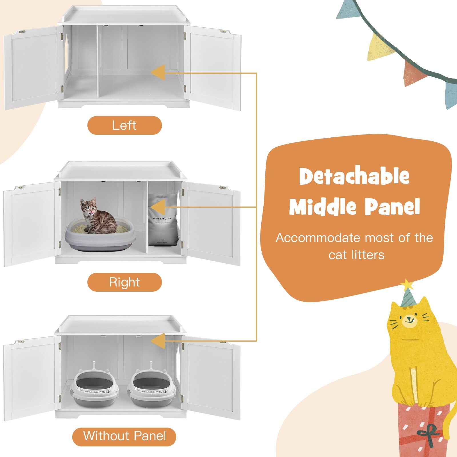 Forclover CJW-LB19WH Litter-Boxes - View #5