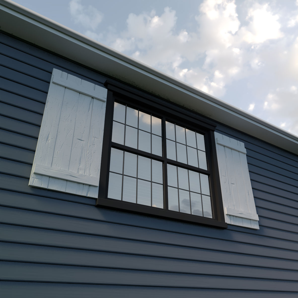 Ekena Millwork SHUBJS22X48HHPR Exterior-Shutters - View #7