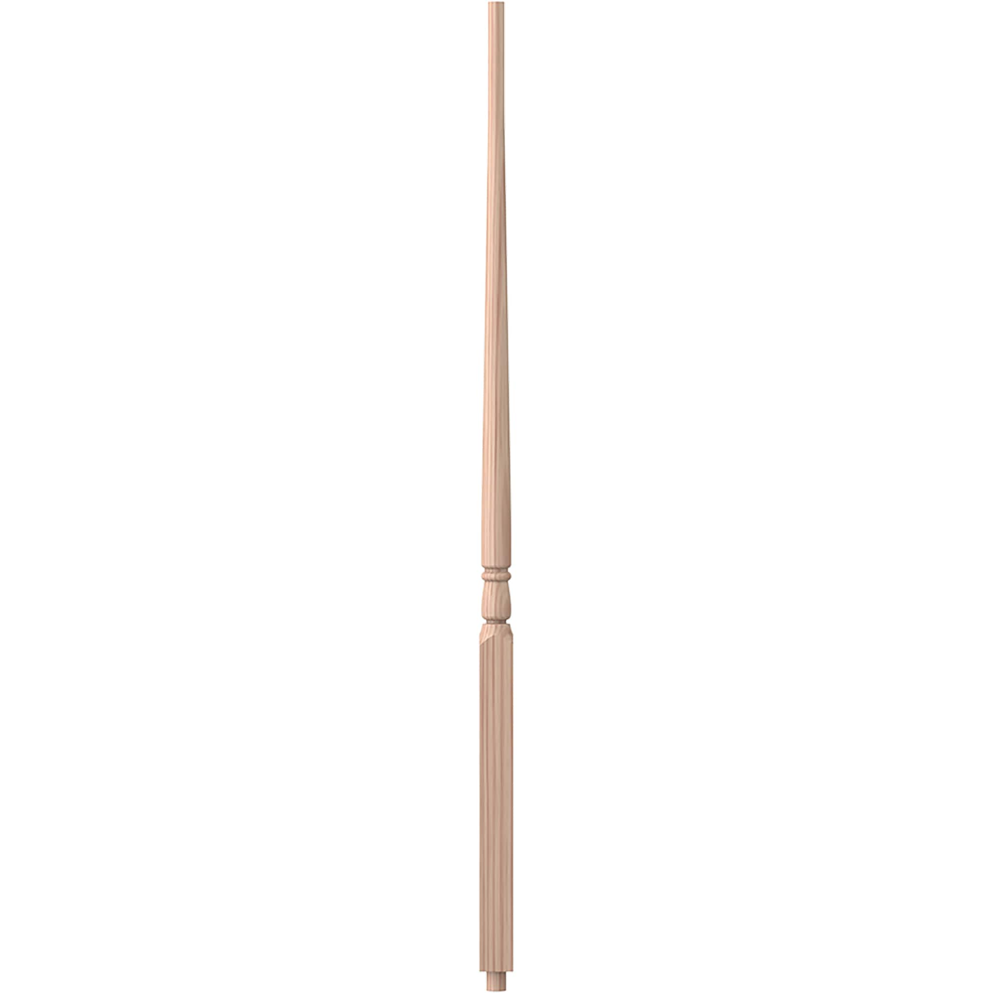 L.J. Smith Stair Systems S-5015-B 36 36-in x 1.25-in Unfinished Beechwood Pin Top Stair Baluster