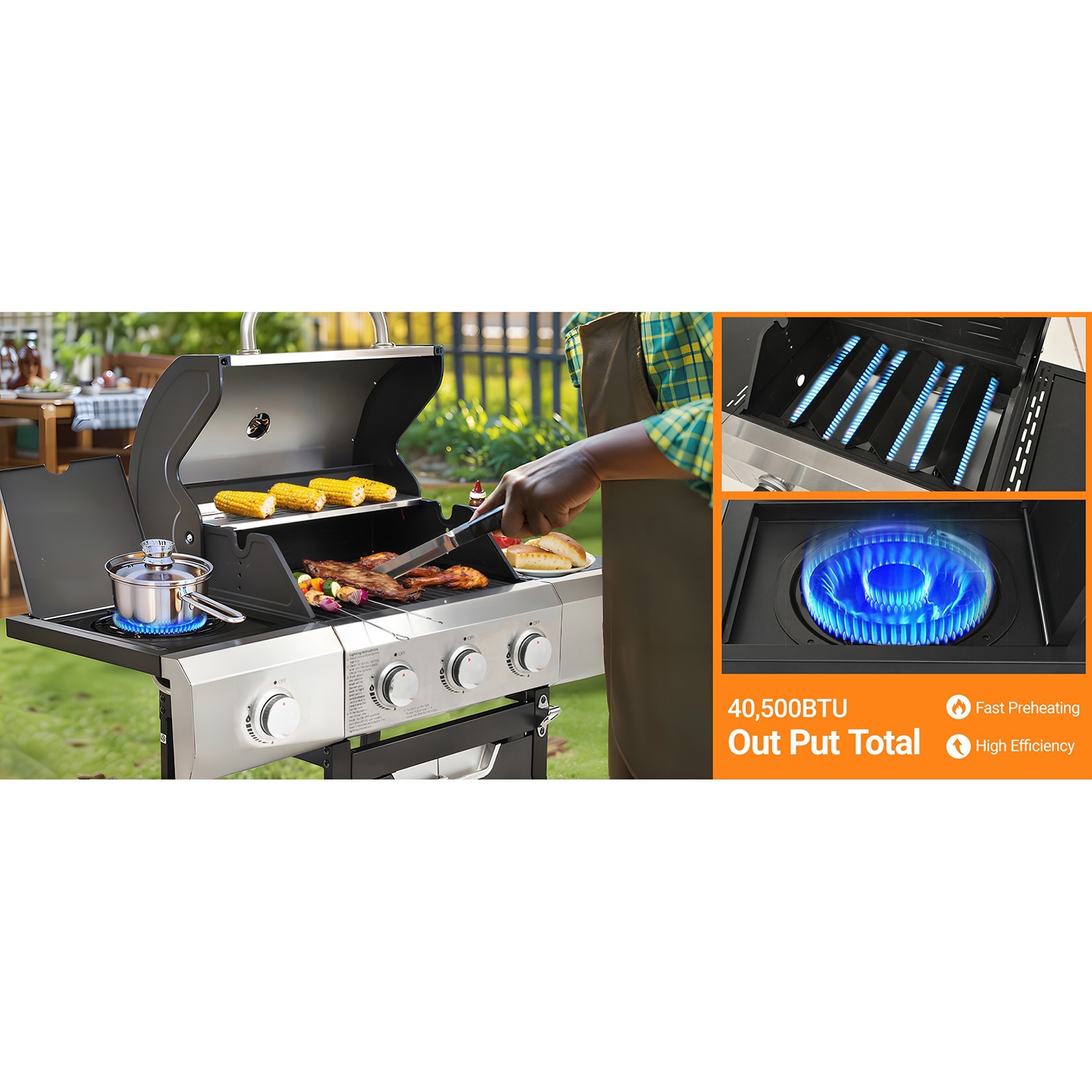 GZMR GZ-W22305 Gas-Grill - View #5