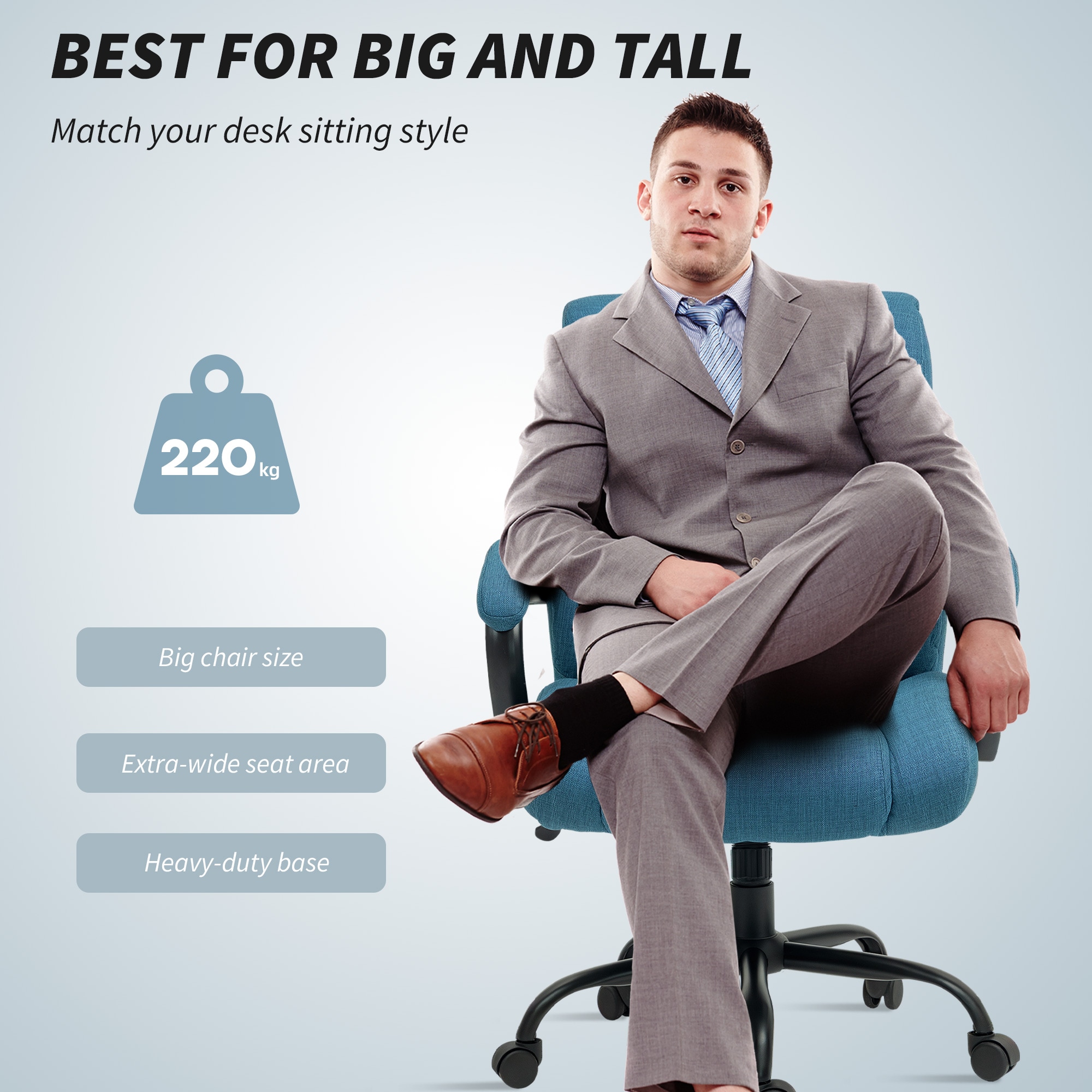 Vinsetto 921-471V00BU Office-Chairs - View #7