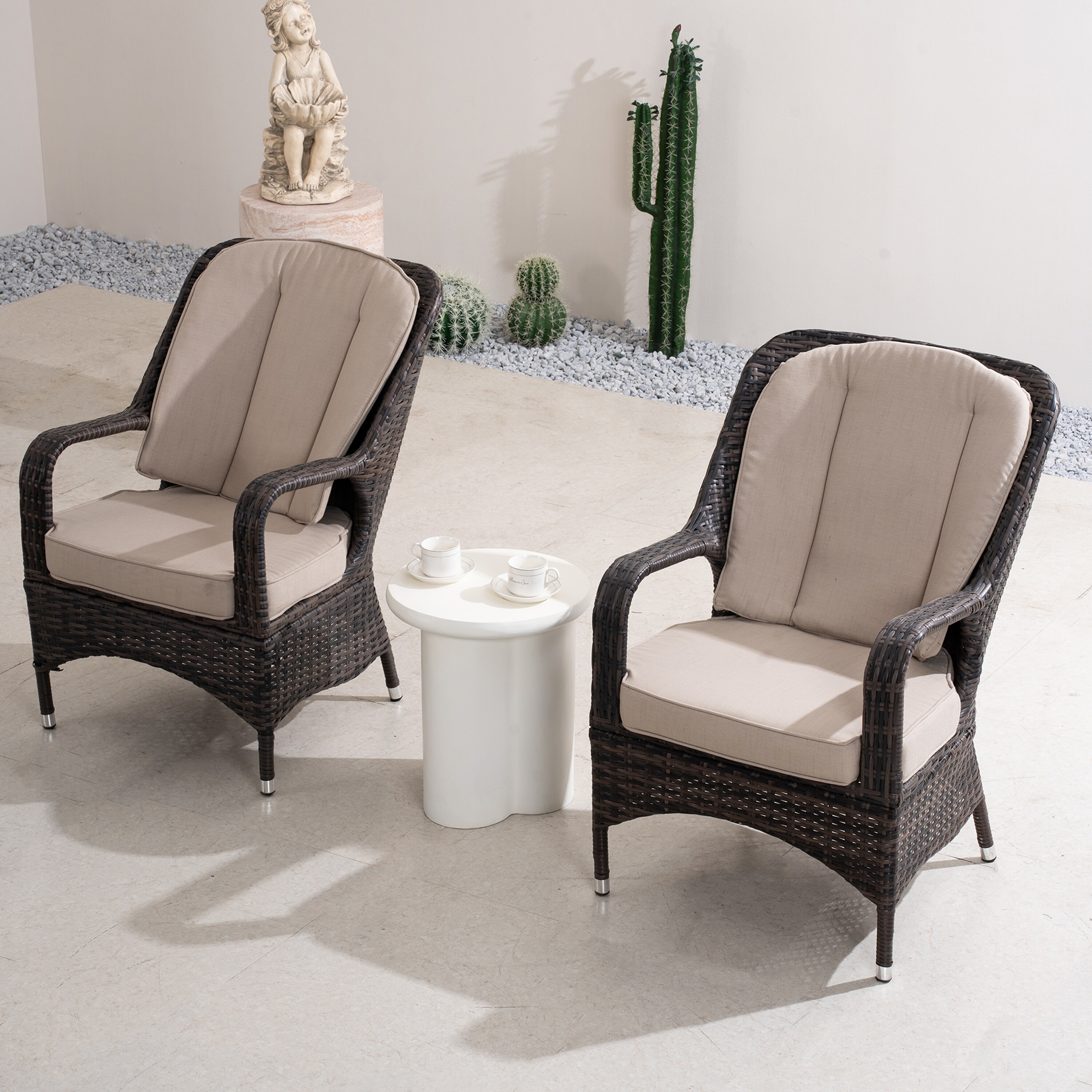 Direct Wicker DWT-009BR&152STCR Patio-Conversation-Sets - View #3