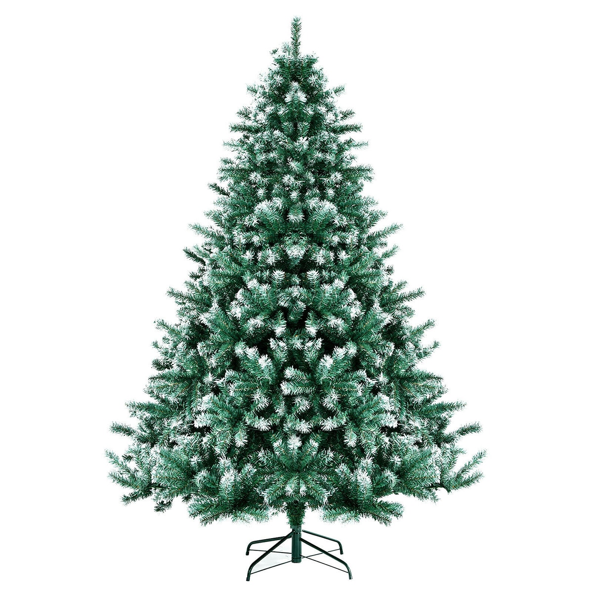 WELLFOR CM-HJY-23625 6-ft Flocked Artificial Christmas Tree
