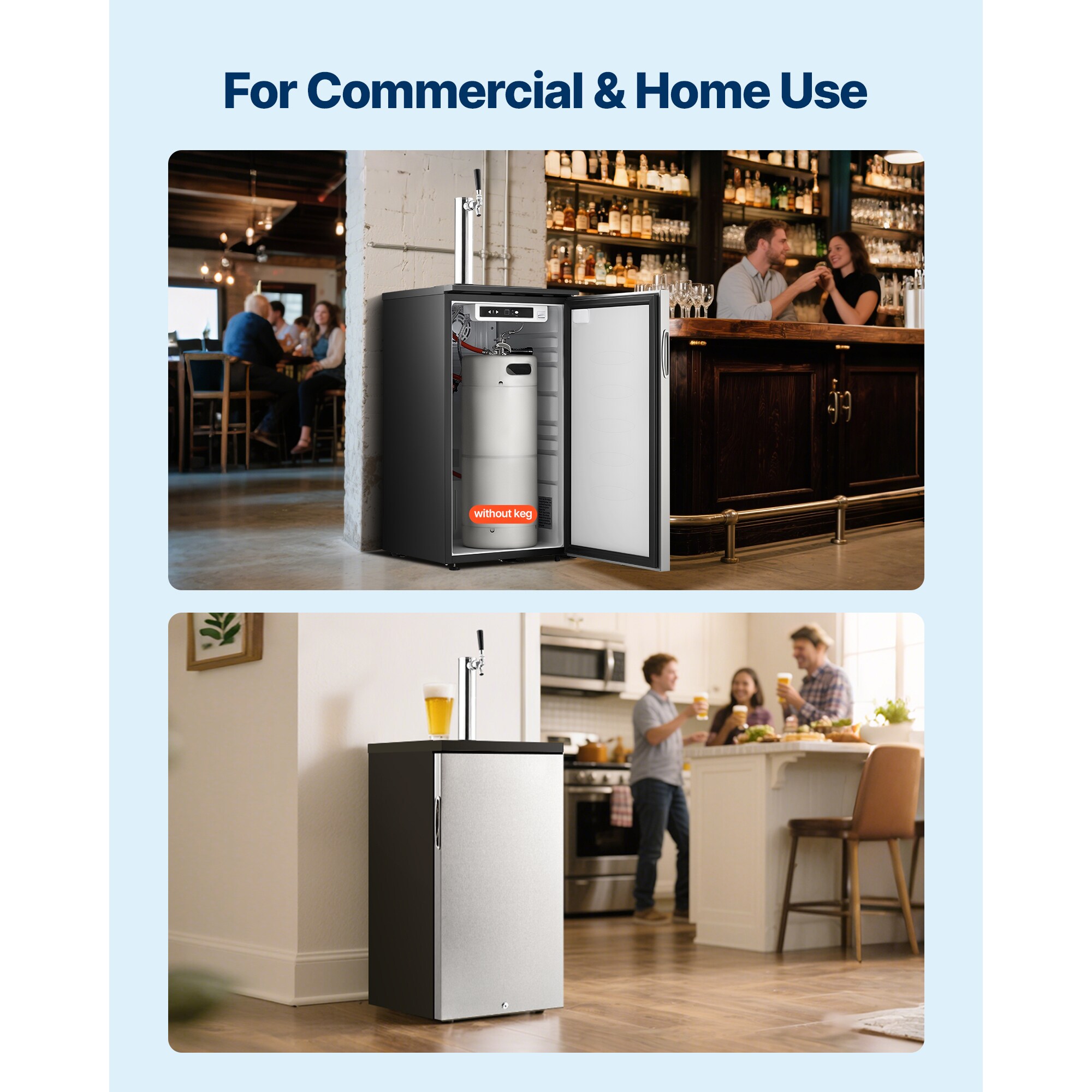 VEVOR SCSJJSLSPJFP08707V1 kegerators - View #6