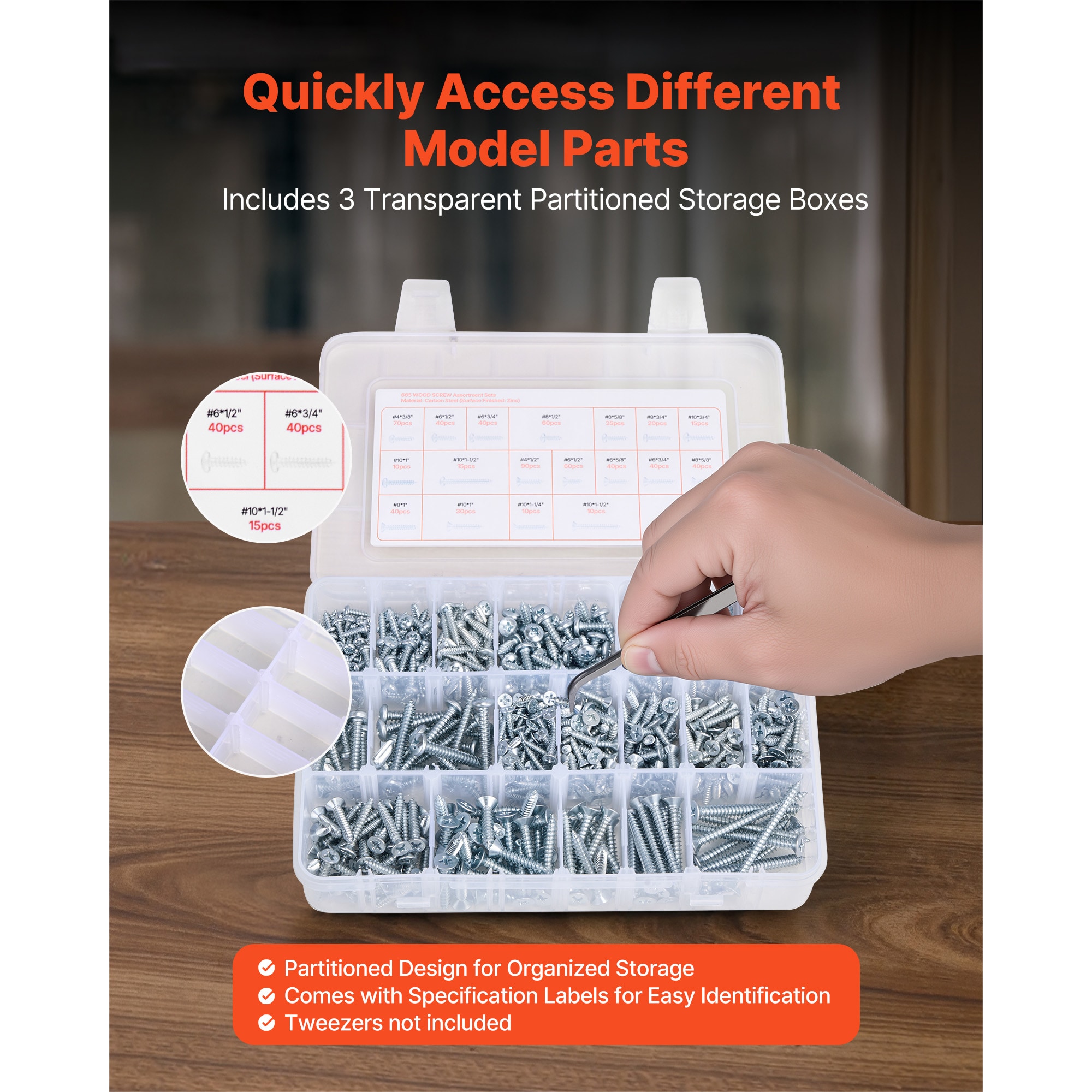 VEVOR SCLMHLSTZGZL13588V0 Pins-Clips - Thumbnail View #5
