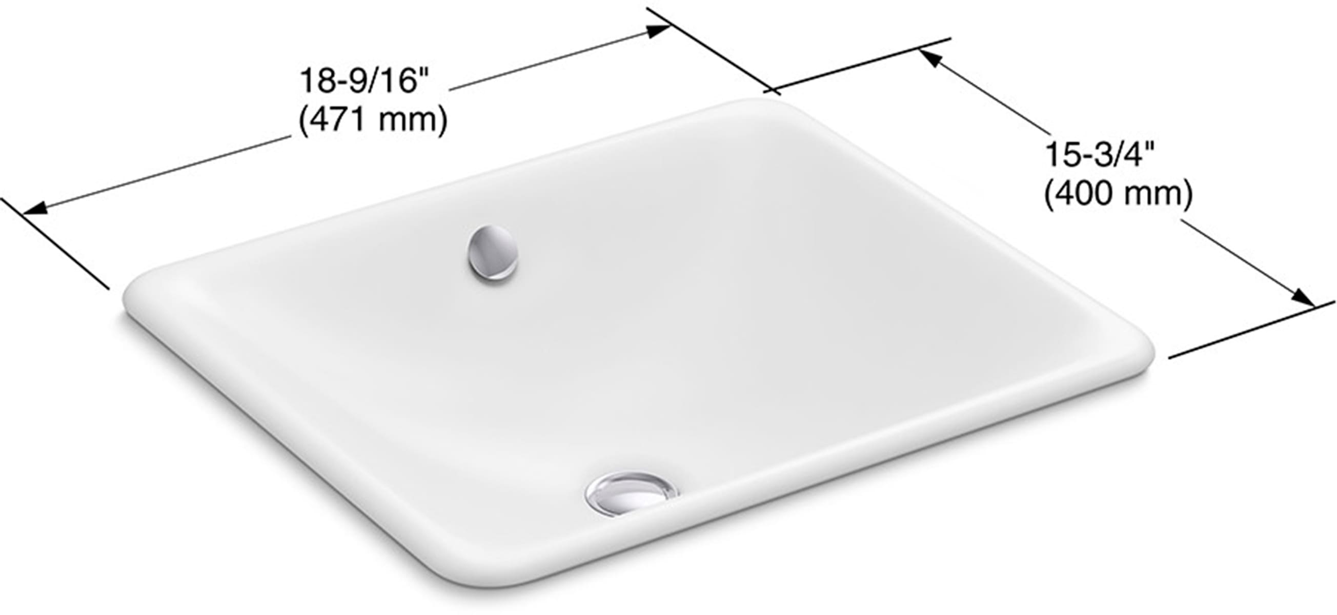 KOHLER 5400-0 Bath-Sink - View #2