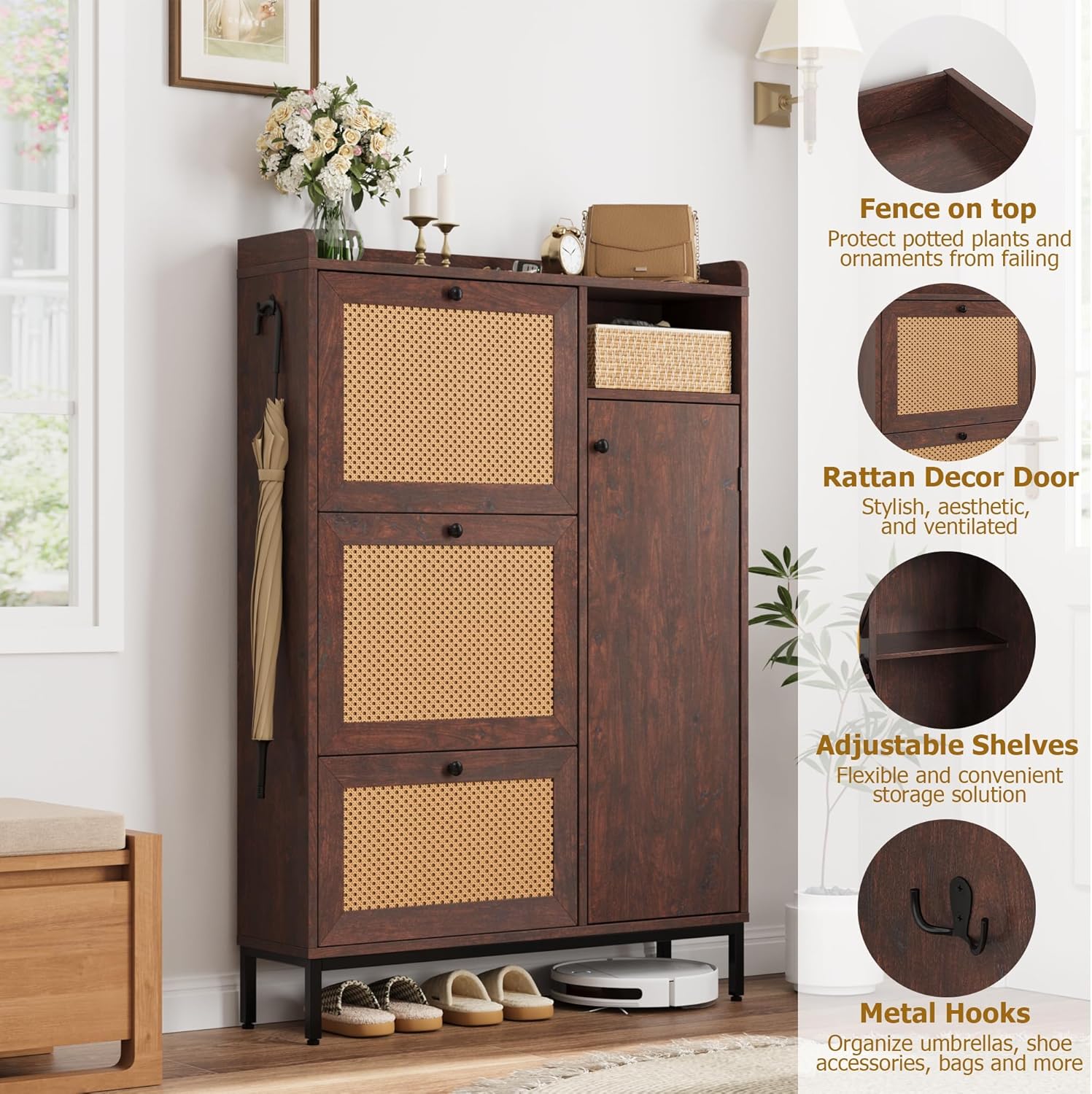 WhizMax DF-PHO-150WKBQW Shoe-Racks - View #4