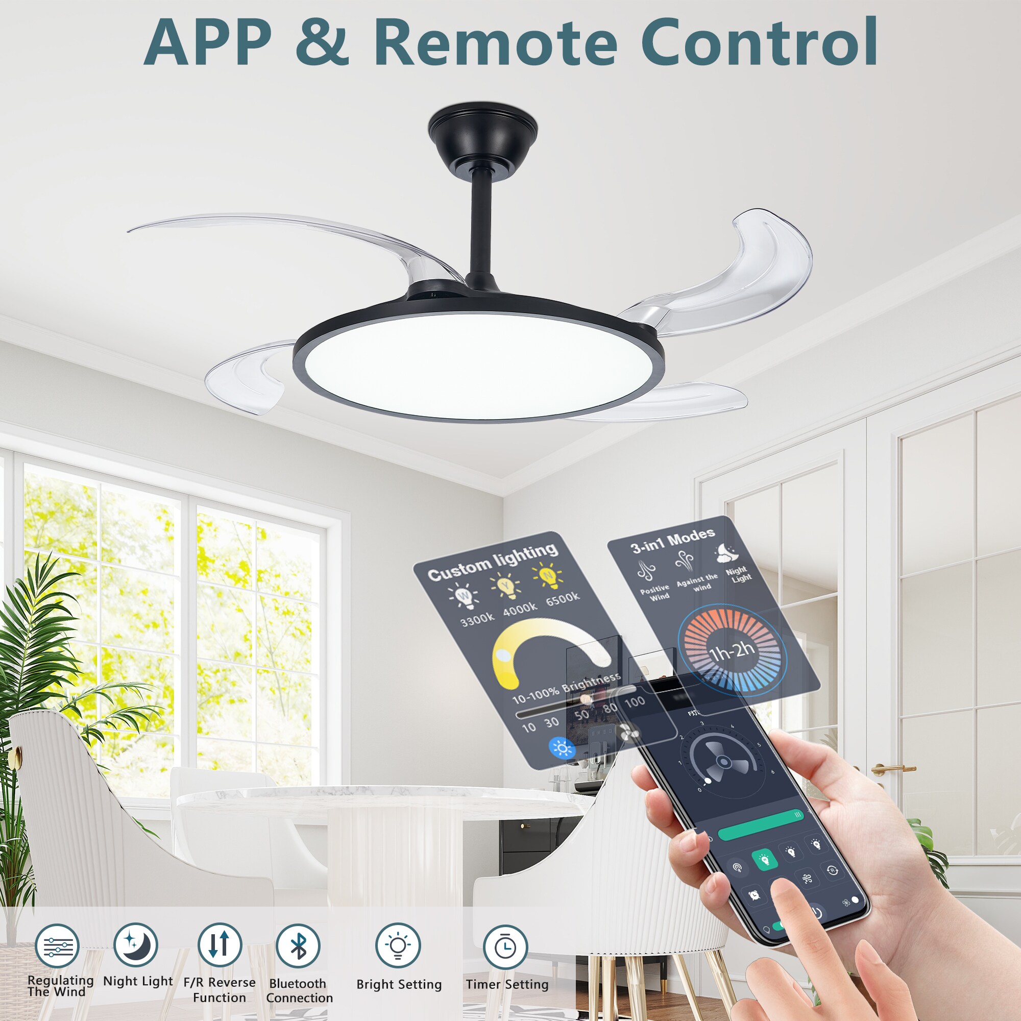 HyperDrop Cart W-W2312P375021 Ceiling-Fans - View #3