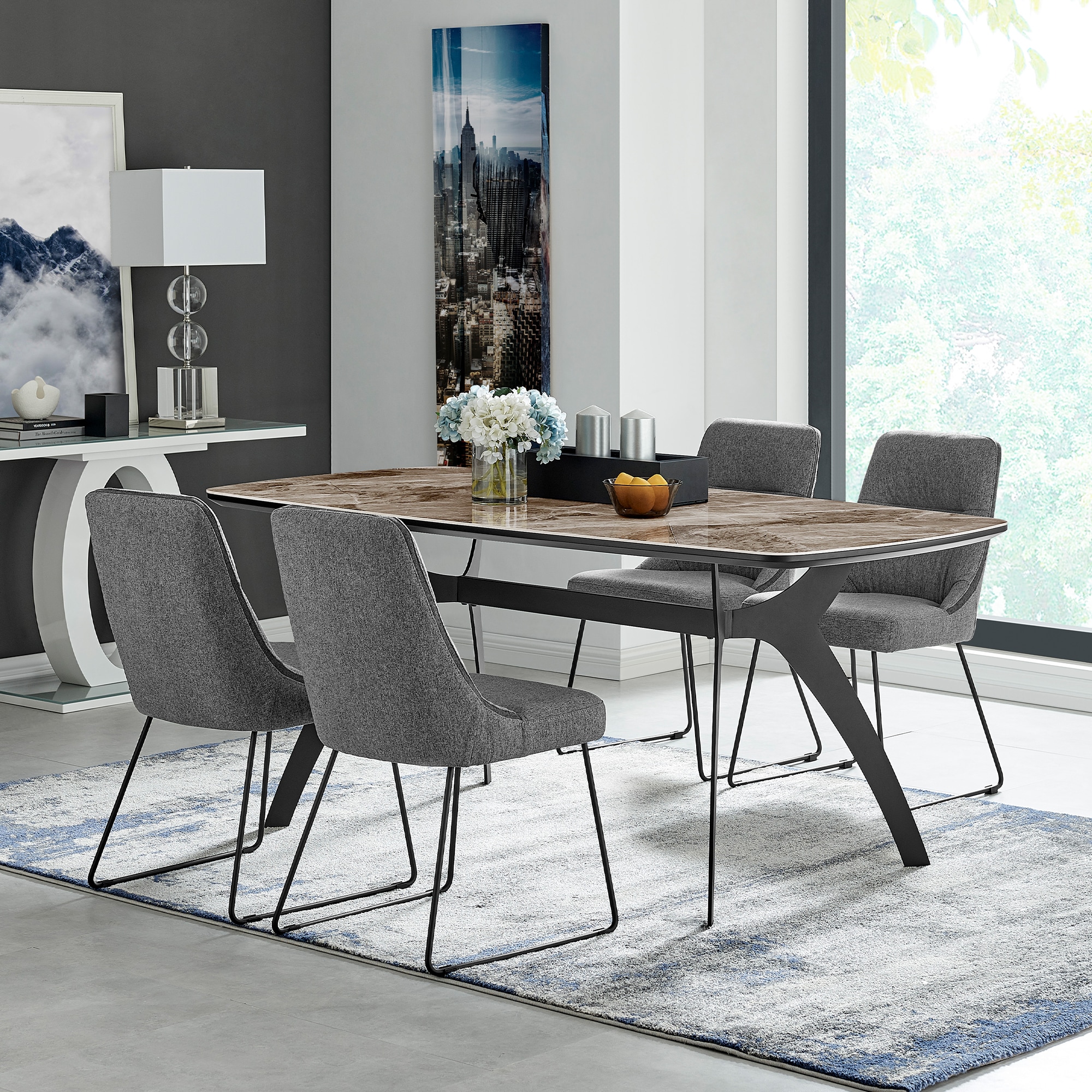 Armen Living SETANDI5QRGR Dining-Sets - View #8