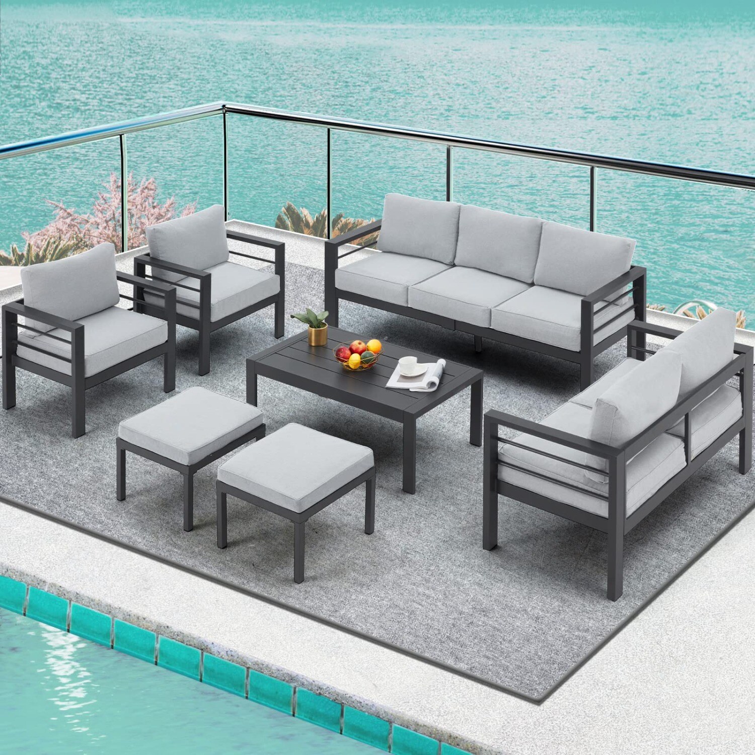 AECOJOY 16301GR-LS01 Patio-Sofas-Daybeds - View #7