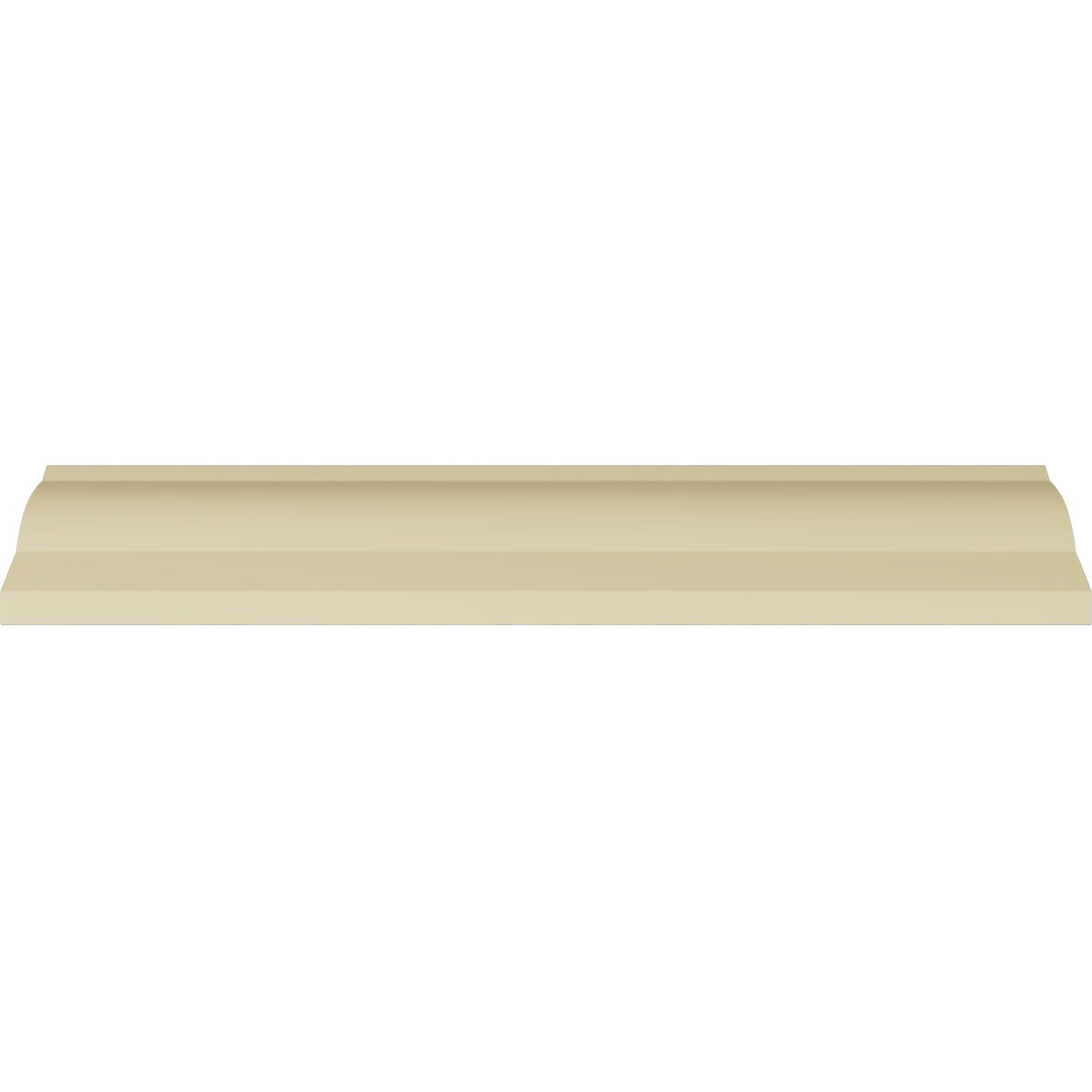 2 3/4"H x 2 3/4"P x 4"F x 94 1/2"L Tristan Crown Moulding