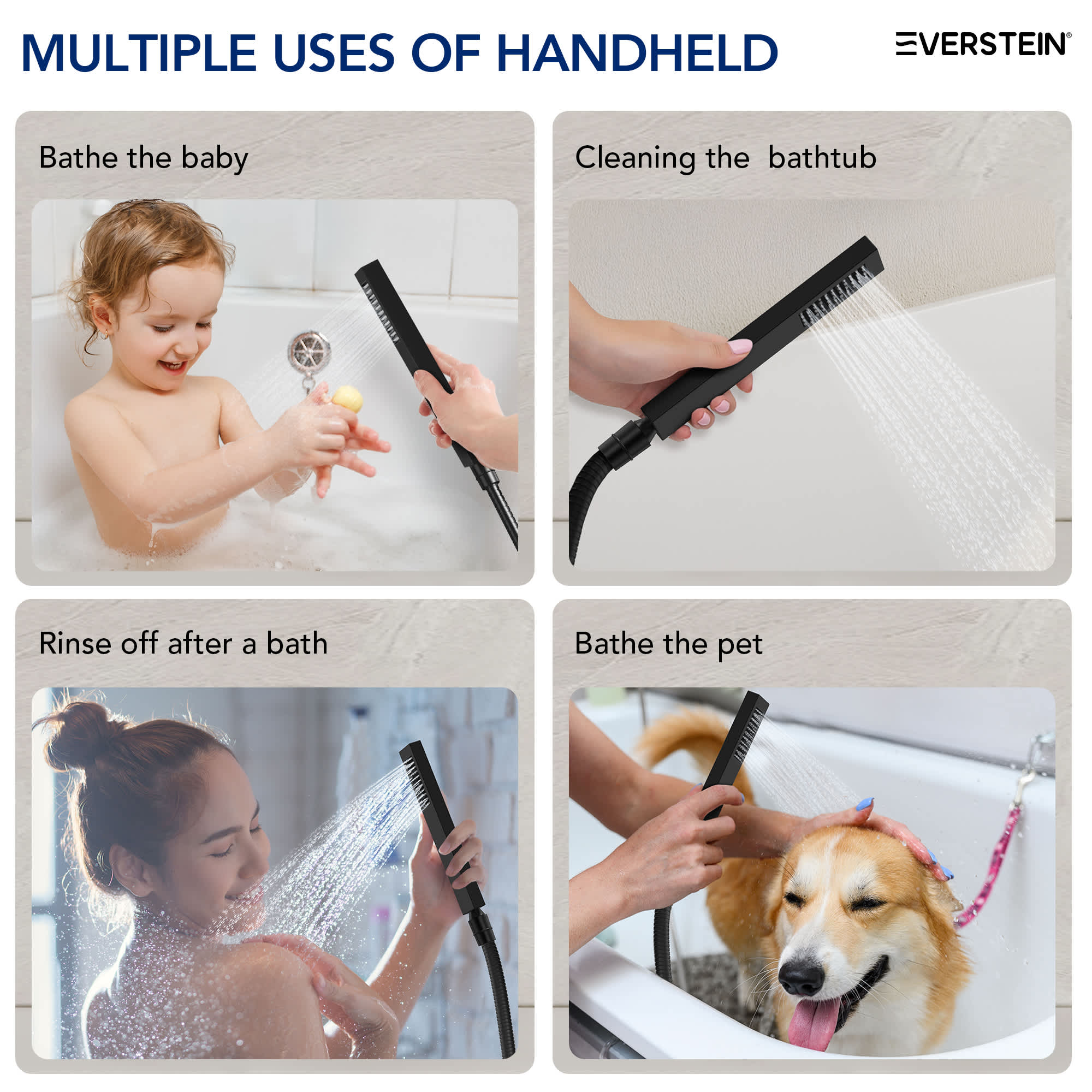 EVERSTEIN SFS-1111-BK Roman-Tub-Faucets - View #7