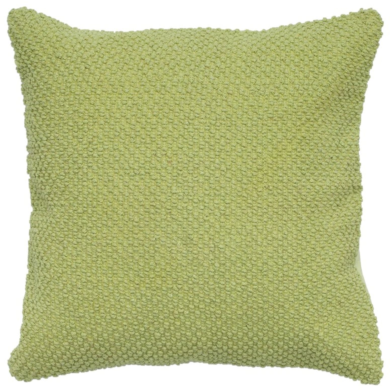 HomeRoots 4000403129 20-in x 20-in Green Square Indoor Decorative Pillow