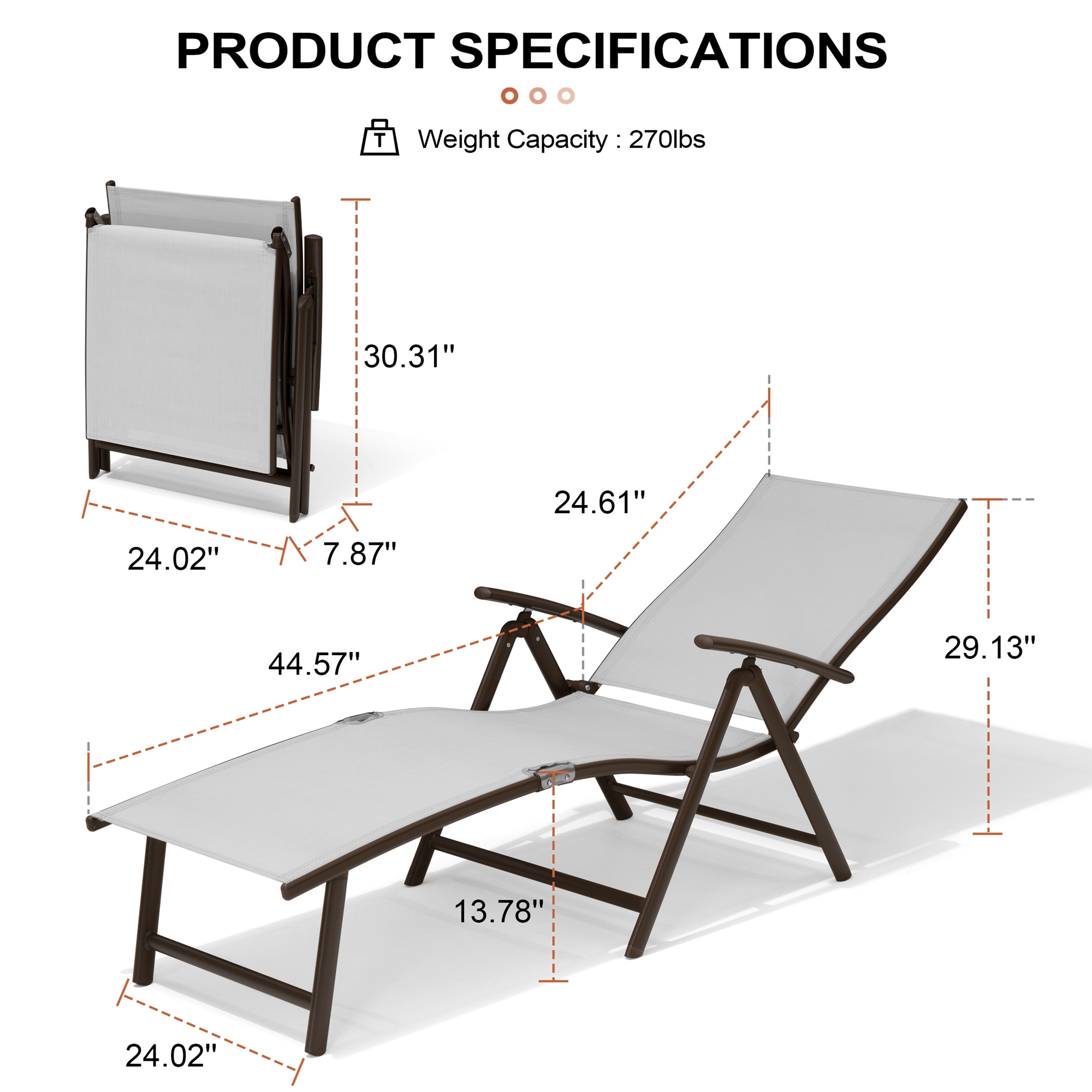 Crestlive Products CL-LG001LGY-1 Patio-Chairs - View #3