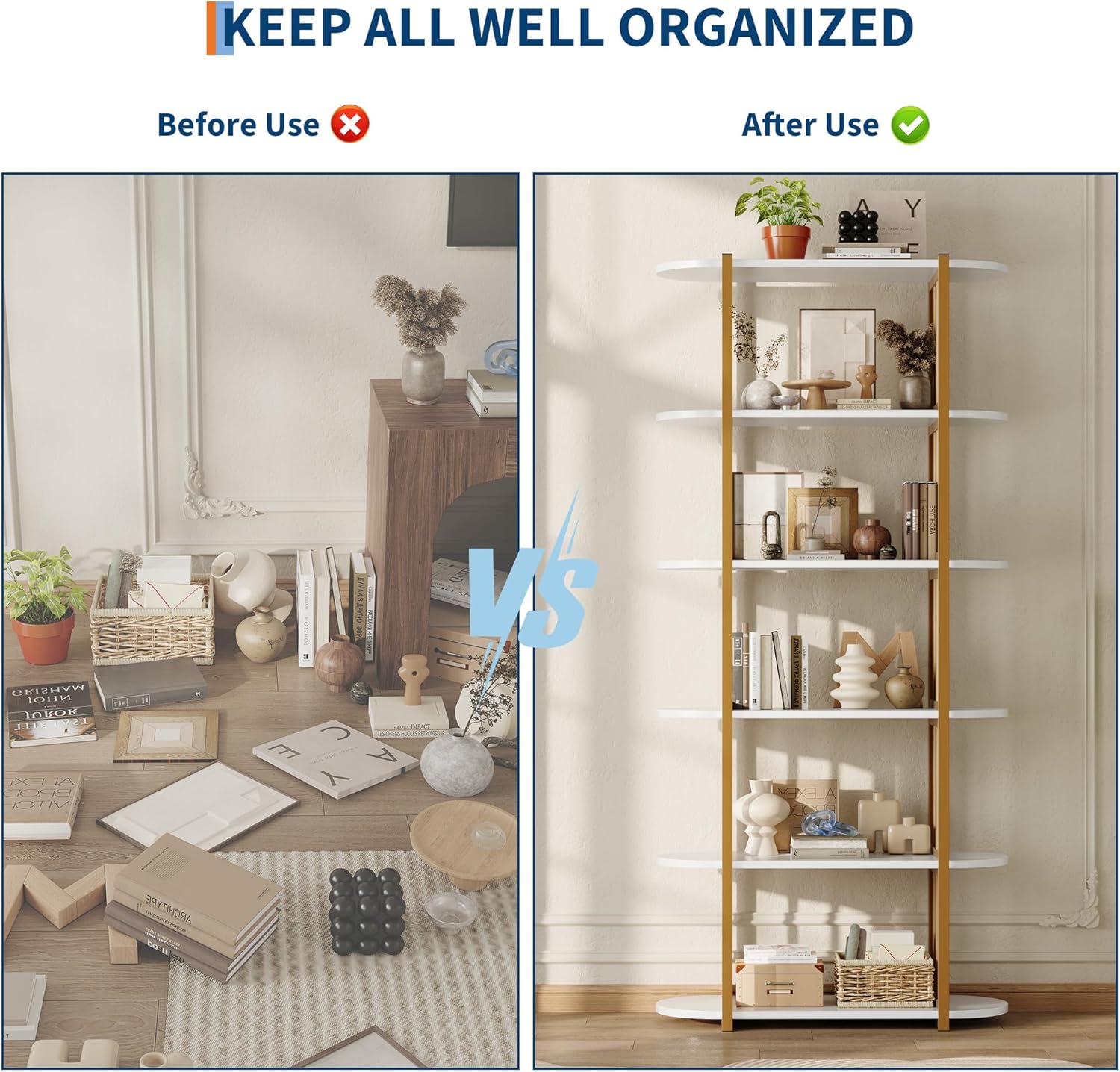 Qeetex YJCJ-PHK-33S77TYL bookcases - View #8