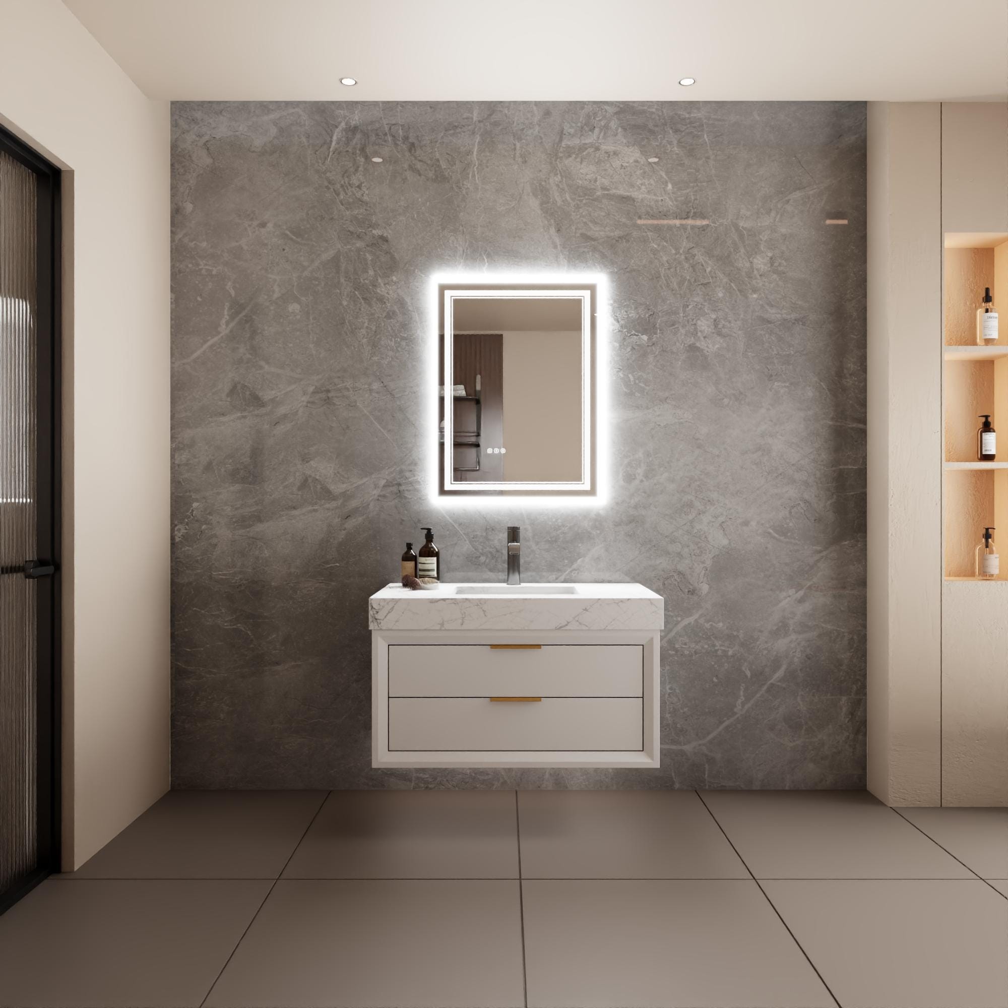 Bayfeve BFXB-12S2432-MIR Framed-Bath-Mirrors - View #17