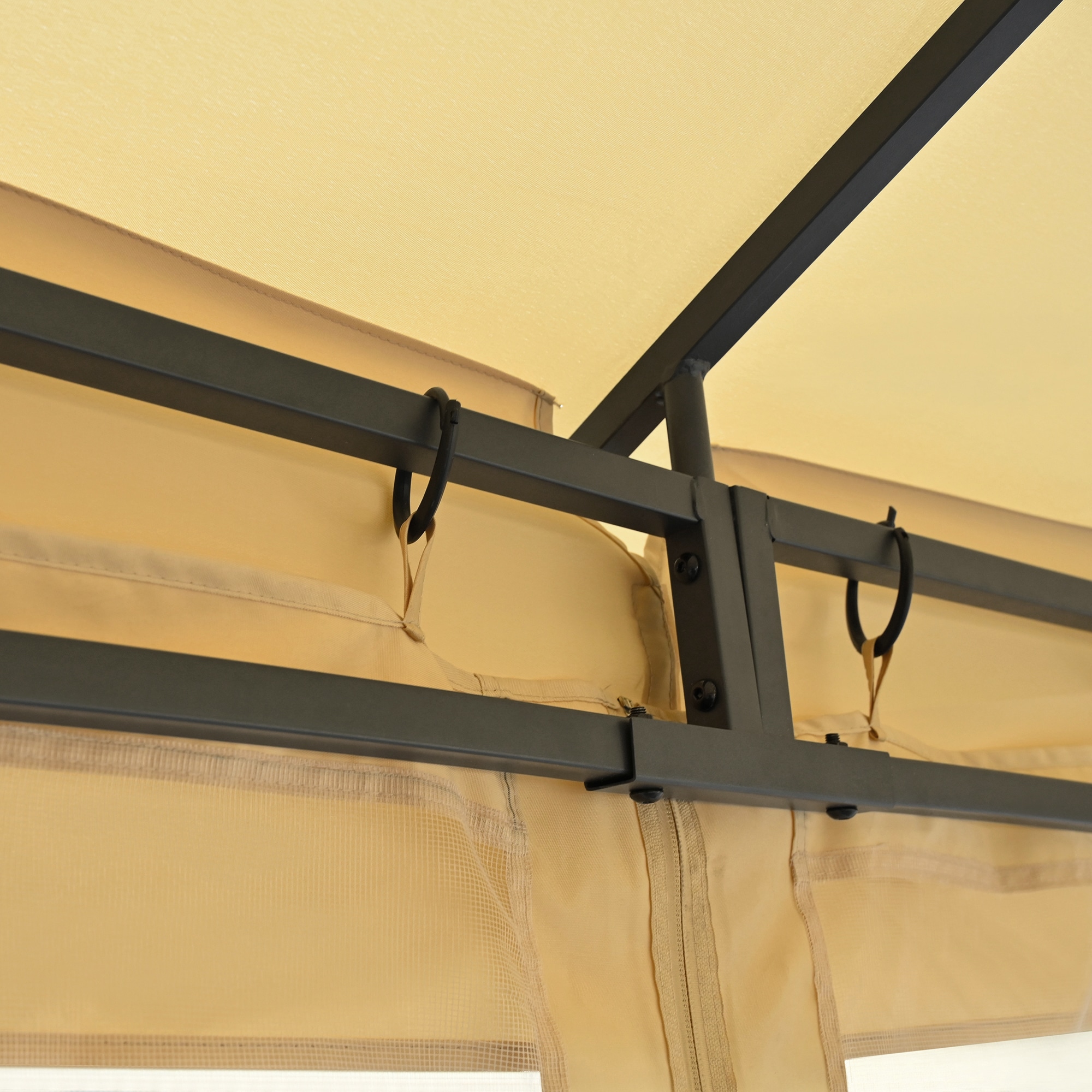 SINOFURN SYA990035GY Wood-Resin-Gazebos - View #14