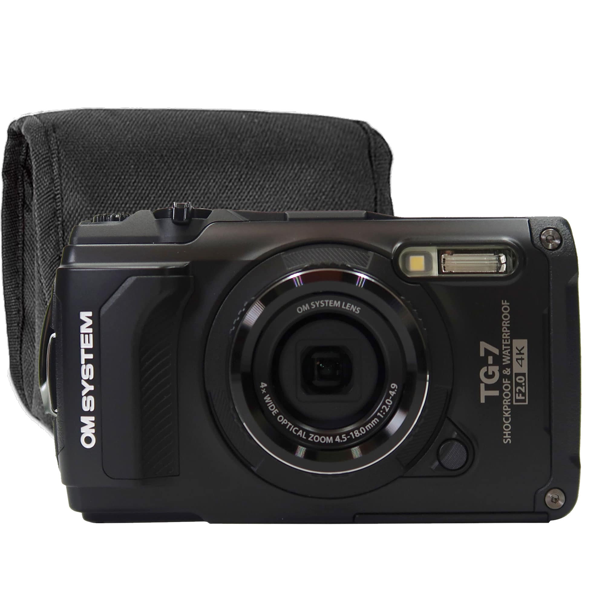 OM SYSTEM  Tough TG 7 Digital Camera Black Vivitar Small Camcorder Case
