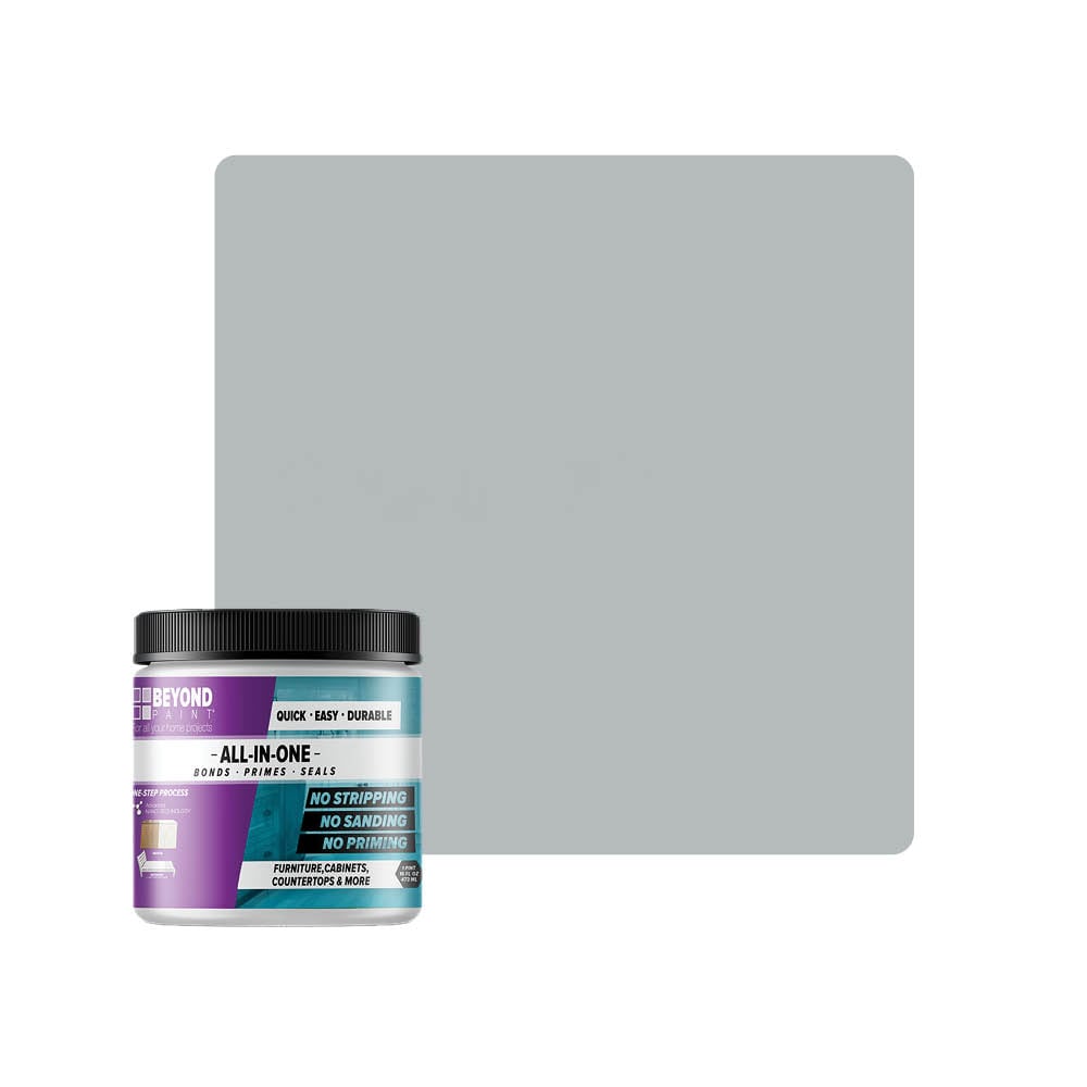 Beyond Paint BP49 Cabinets- Countertops- and- Furniture Flat Silver metallic ( 1-pint )