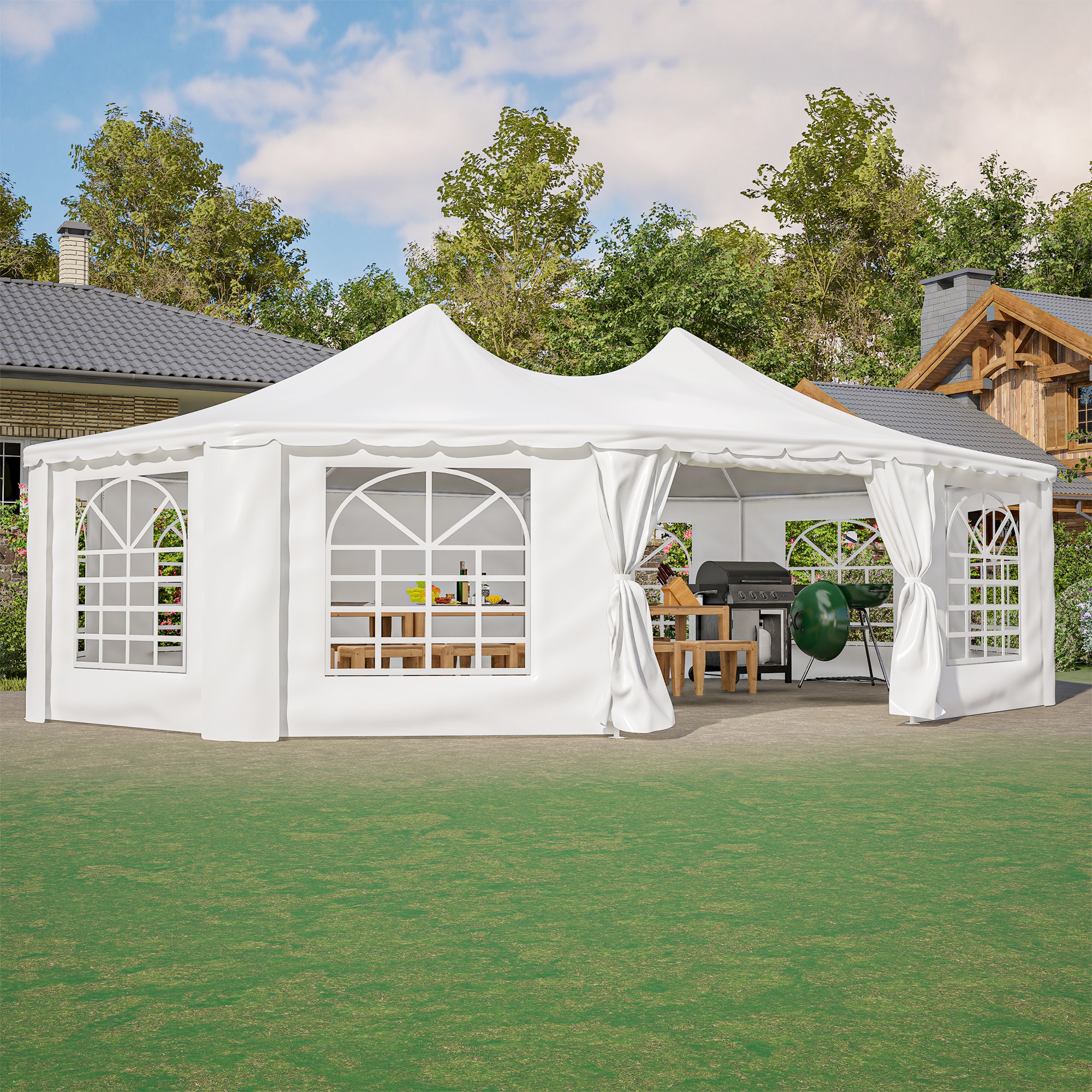 Damerin Z-GA33 Wood-Resin-Gazebos - View #14