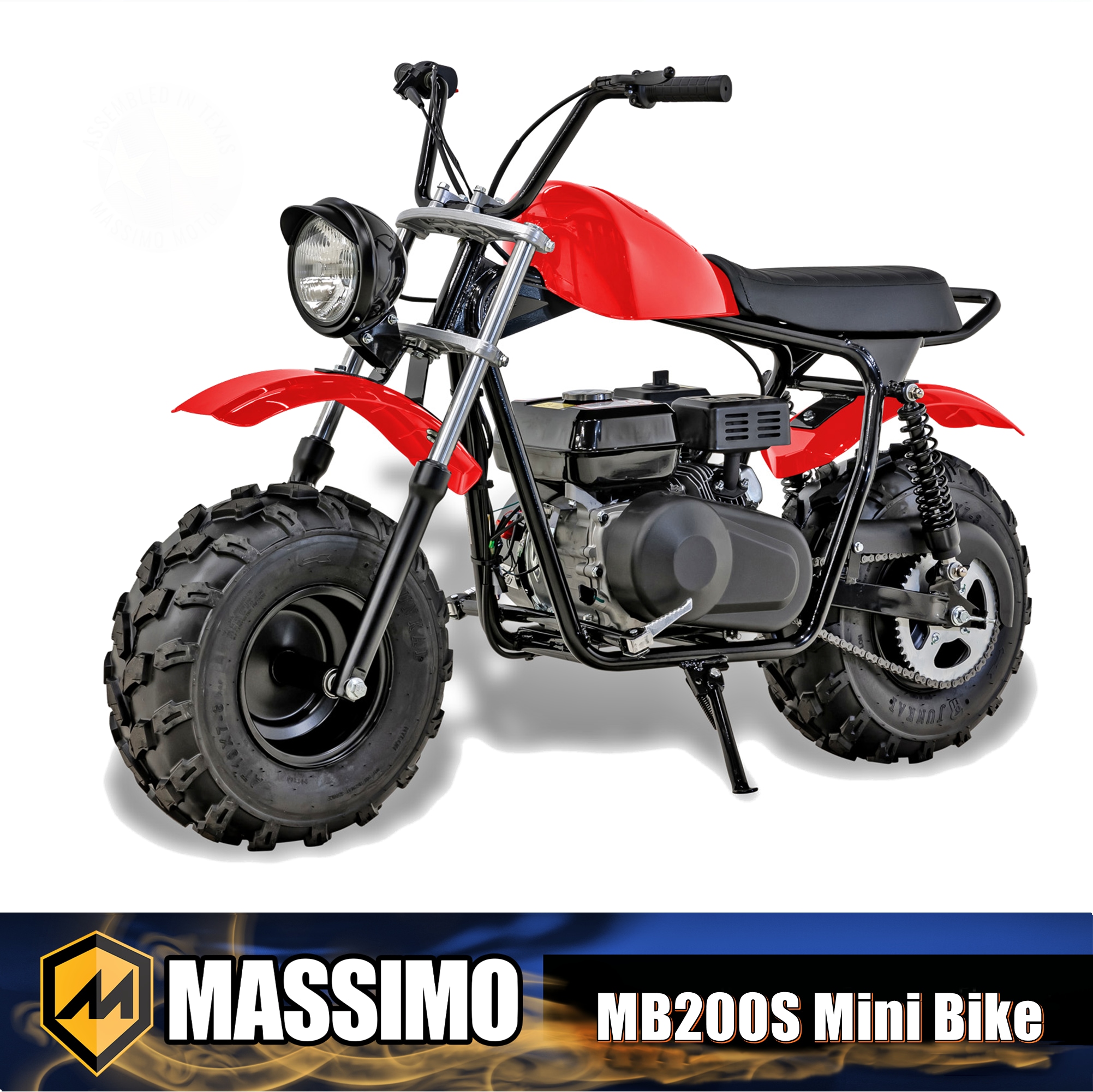 Massimo MB200s Gasoline Chain Drive Mini Bike #Y180200313