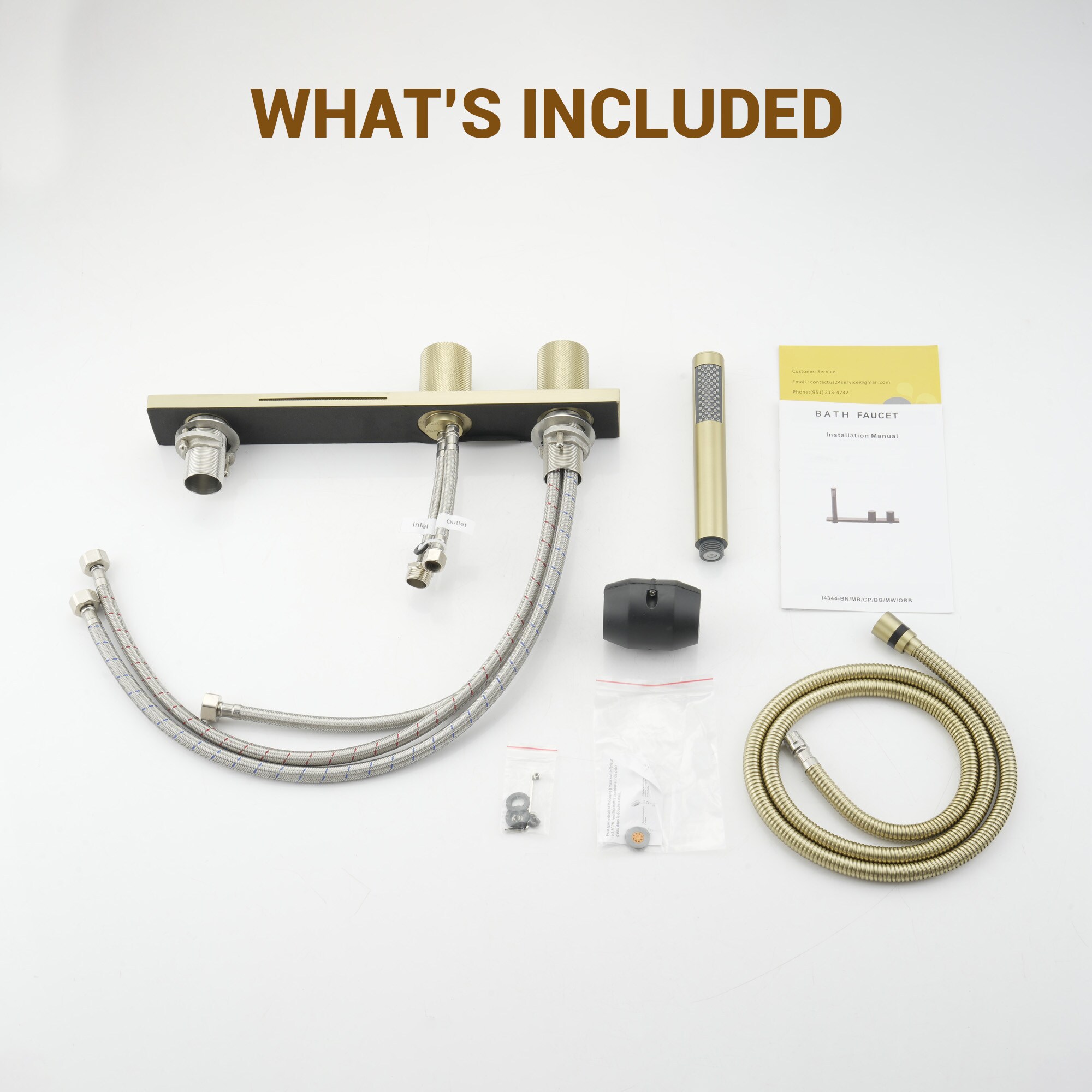 CASAINC TC05-ORB Roman-Tub-Faucets - View #10