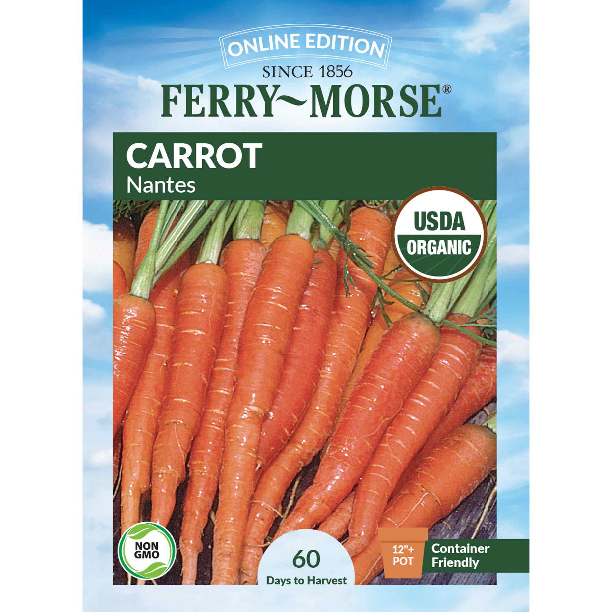Ferry-Morse LC25.1320 Organic Carrot Seeds 1.3 Gram(s)