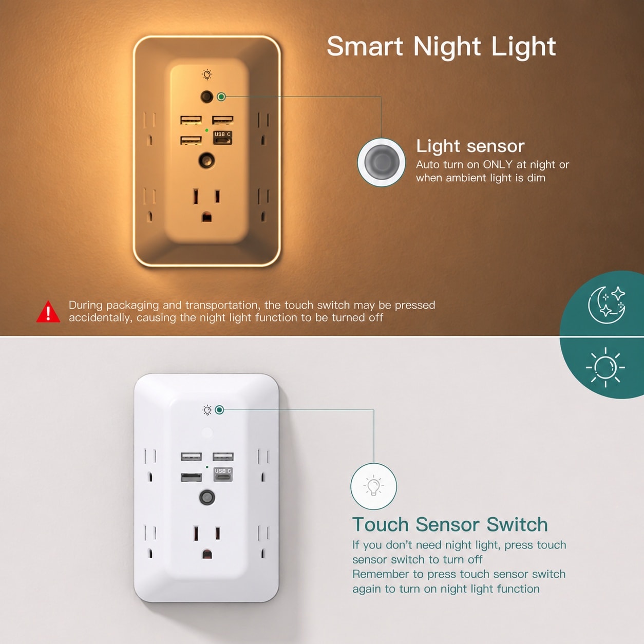 Aoibox LABVNGKV Electrical-Power-Strips - View #3