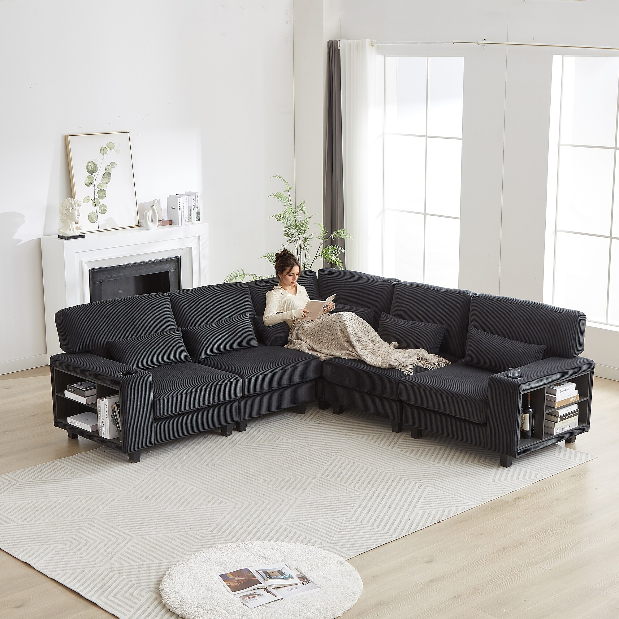 SINOFURN SYA020312BK Sofas-Loveseats - View #19