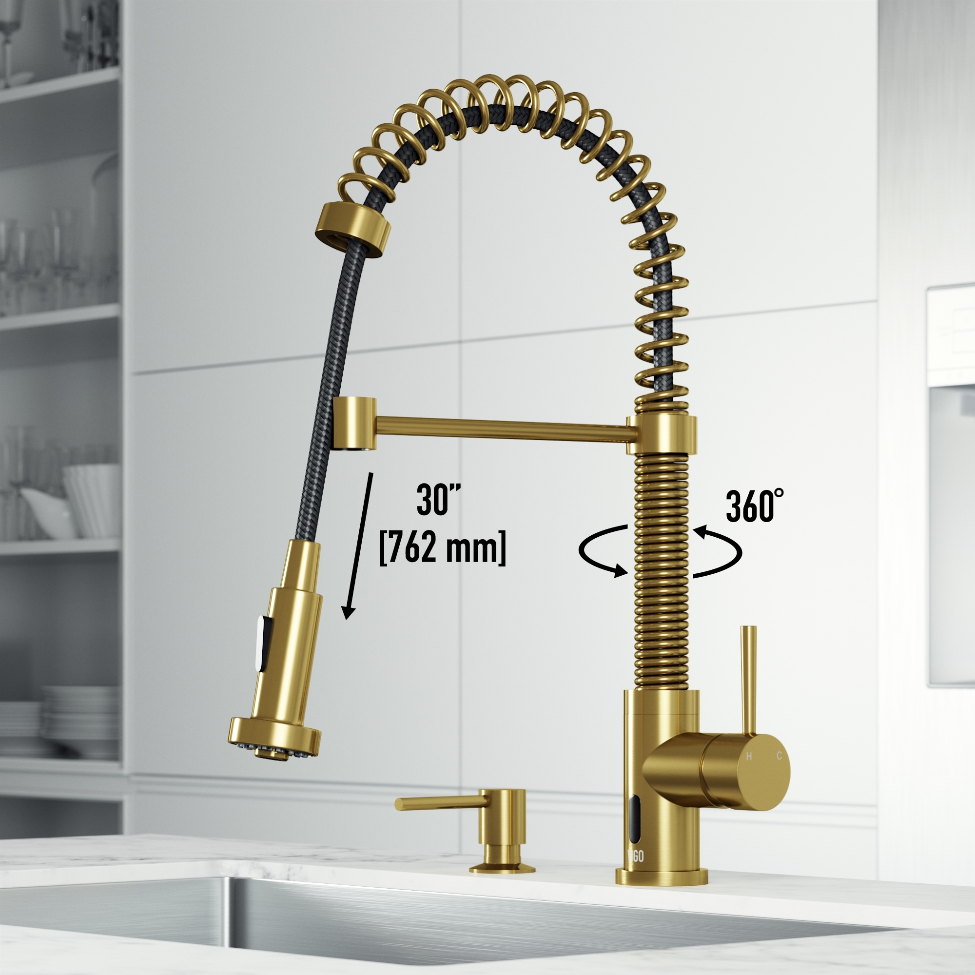 VIGO VG02001MGSK2 Kitchen-Faucets - View #4