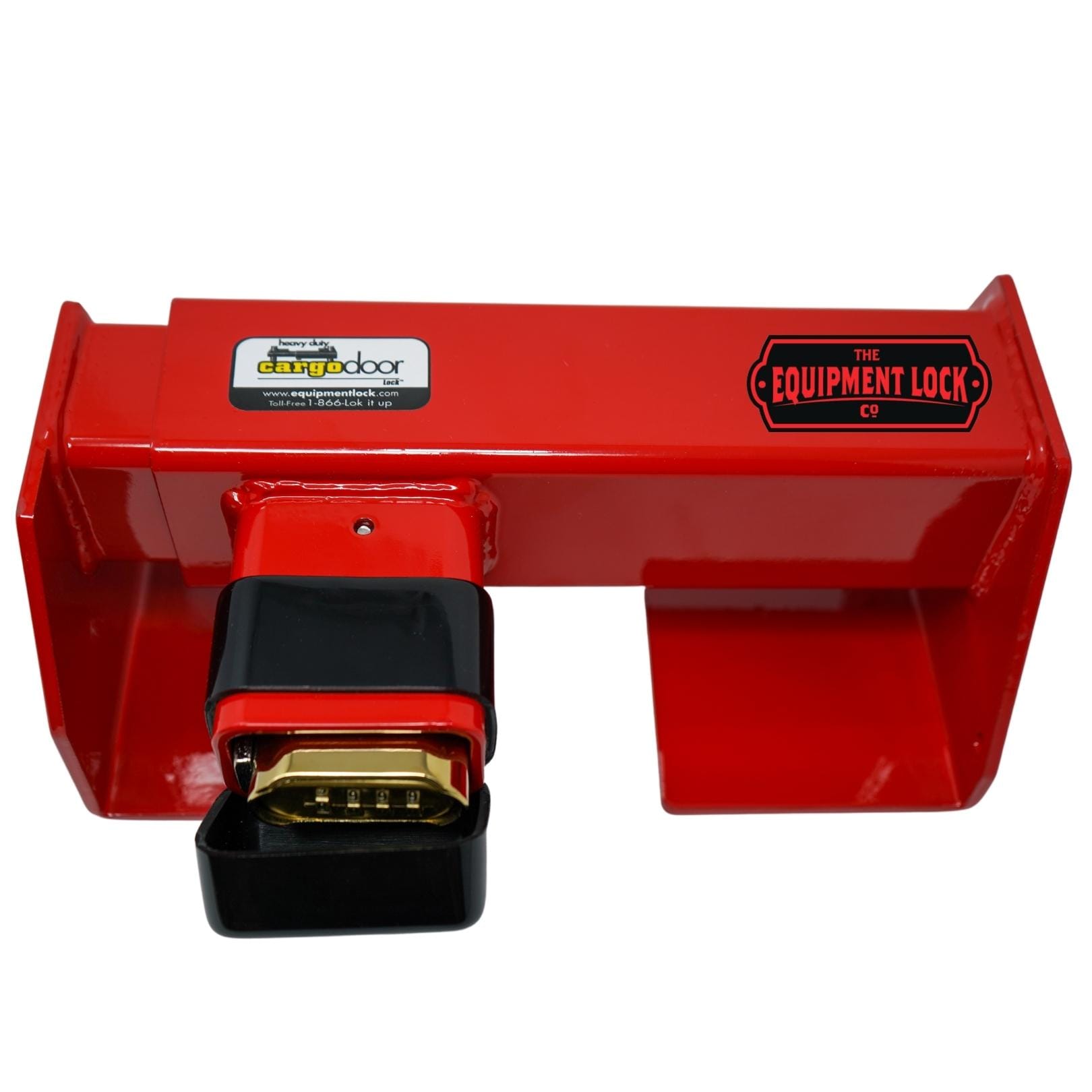 The Equipment Lock Co HDCDL-C 9-in x 11-in x 6-in Red Locking System for Cargo and Trailer Doors