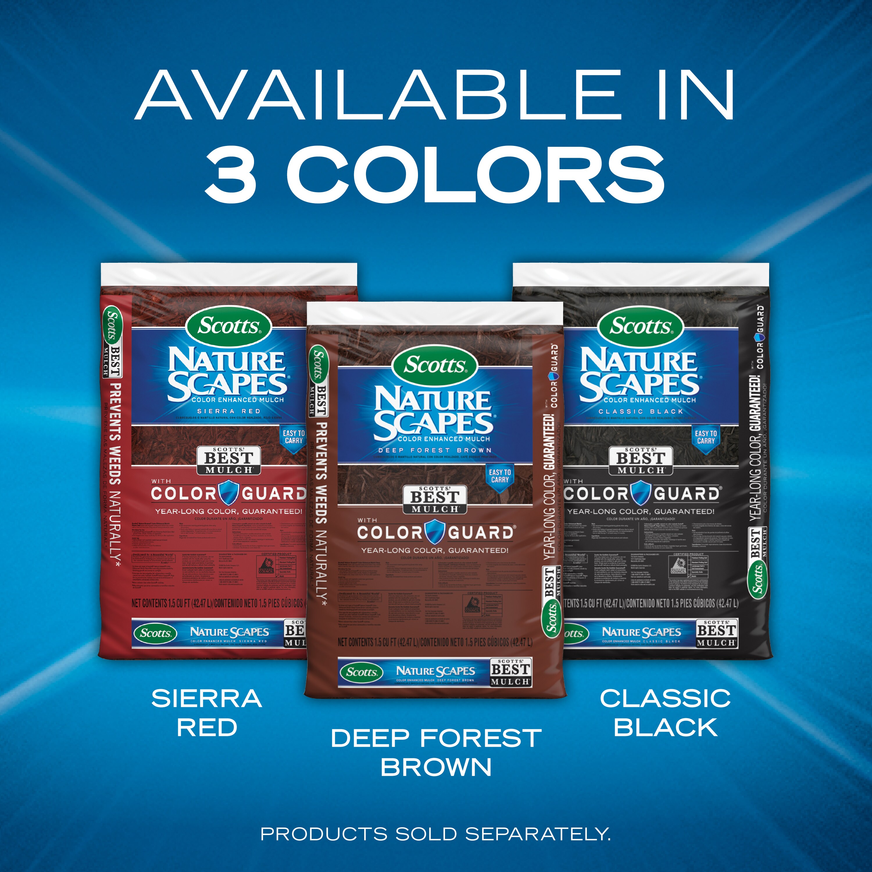 Scotts Nature Scapes Color Enhanced 1.5-cu ft Sierra Red Blend Mulch