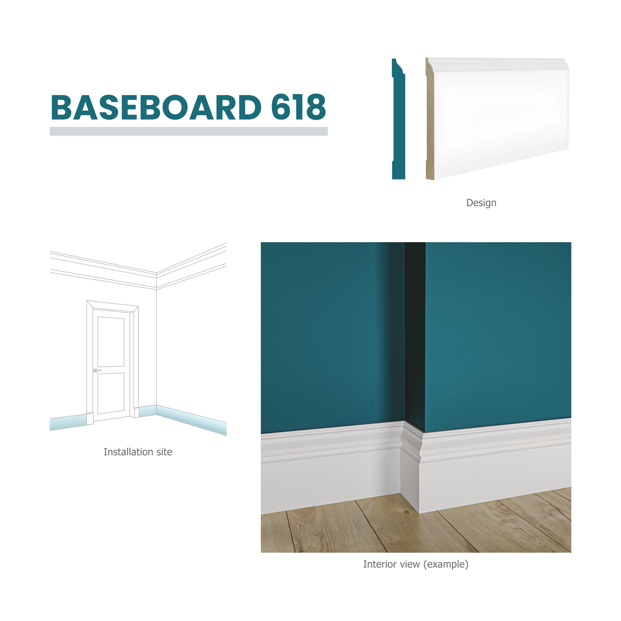 RESO RMB-618-96-10 Baseboard-Moulding - View #3