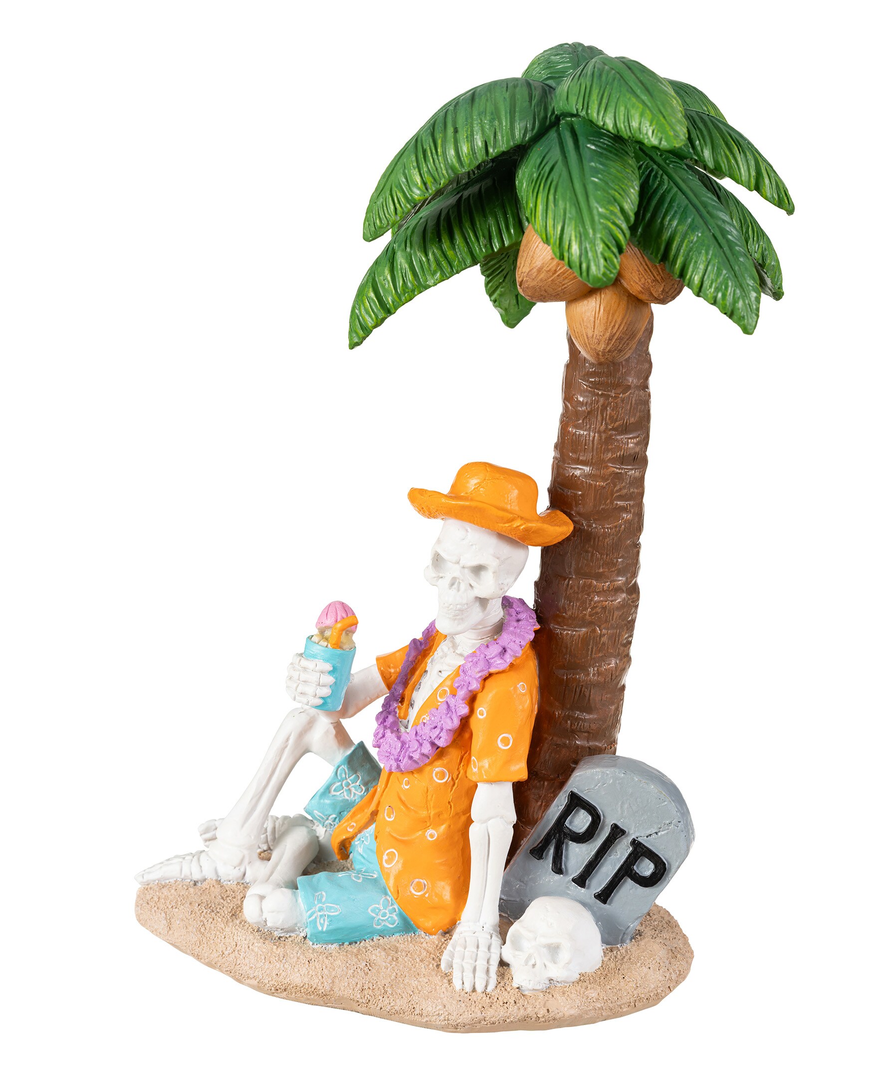 Glitzhome - 11.5-in Tabletop Skeleton Figurine
