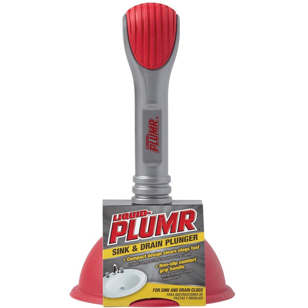 Liquid-Plumr Multiple Colors/Finishes Plunger with 3.5-in Handle at