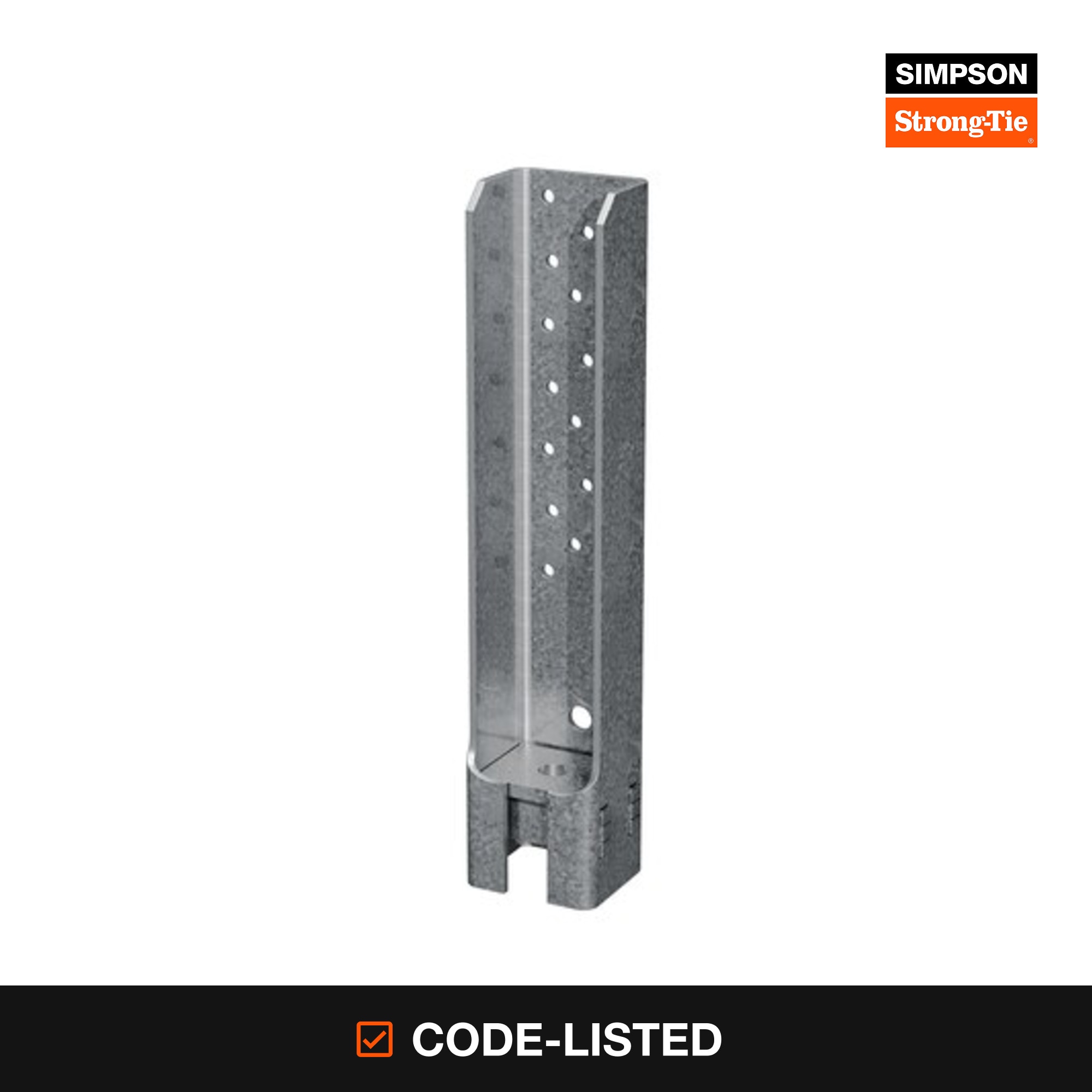 Simpson Strong-Tie 14-in 7 -Gauge Galvanized Steel Holddown Wood to wood