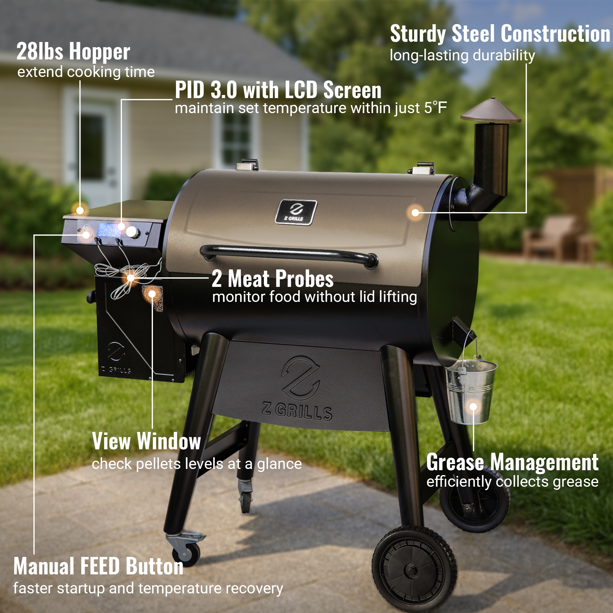 Z GRILLS ZPG-7002C3E Pellet-Grills - View #3